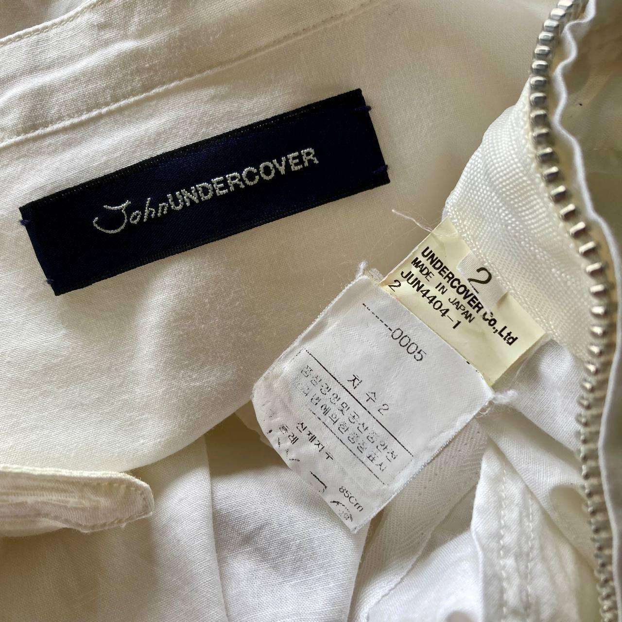 John Undercover Mandarin Collar Side Zipper Traditional Shirt Size US XL / EU 56 / 4 - 12 Thumbnail
