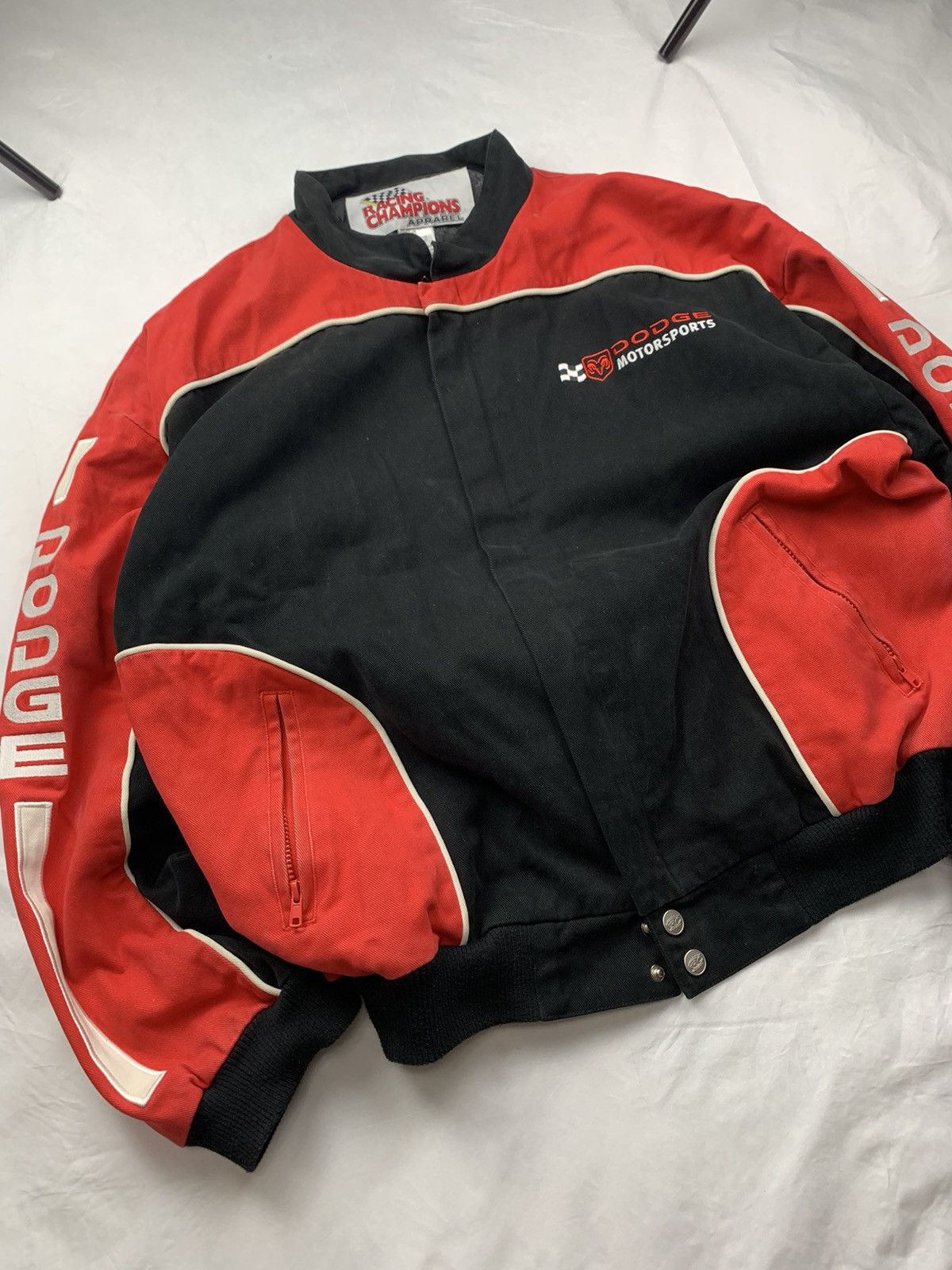 NASCAR Vintage 2000s Nascar Dodge Racing Jacket Size US XXL / EU 58 / 5 - 4 Thumbnail
