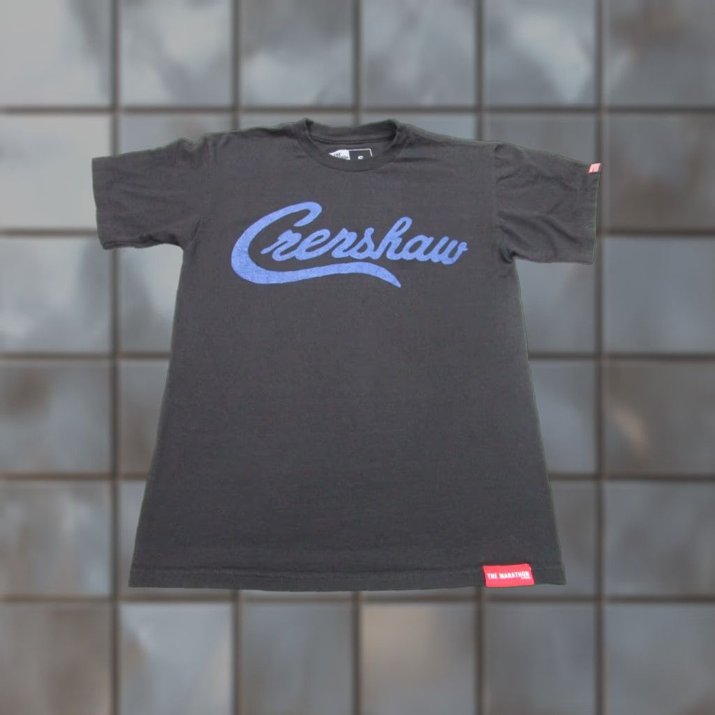 Vintage VINTAGE The Marathon Clothing Shirt Mens S Black Short Sleeve Hip Hop Adult Small Nipsey Size US S / EU 44-46 / 1 - 1 Thumbnail