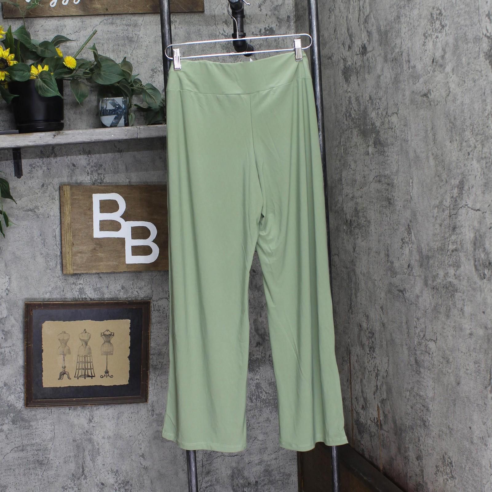 Other Nwt Ny Collection Knit Sash Pants Pitp0788s Oil Green Pl Size 36" / US 14 / IT 50 - 2 Thumbnail