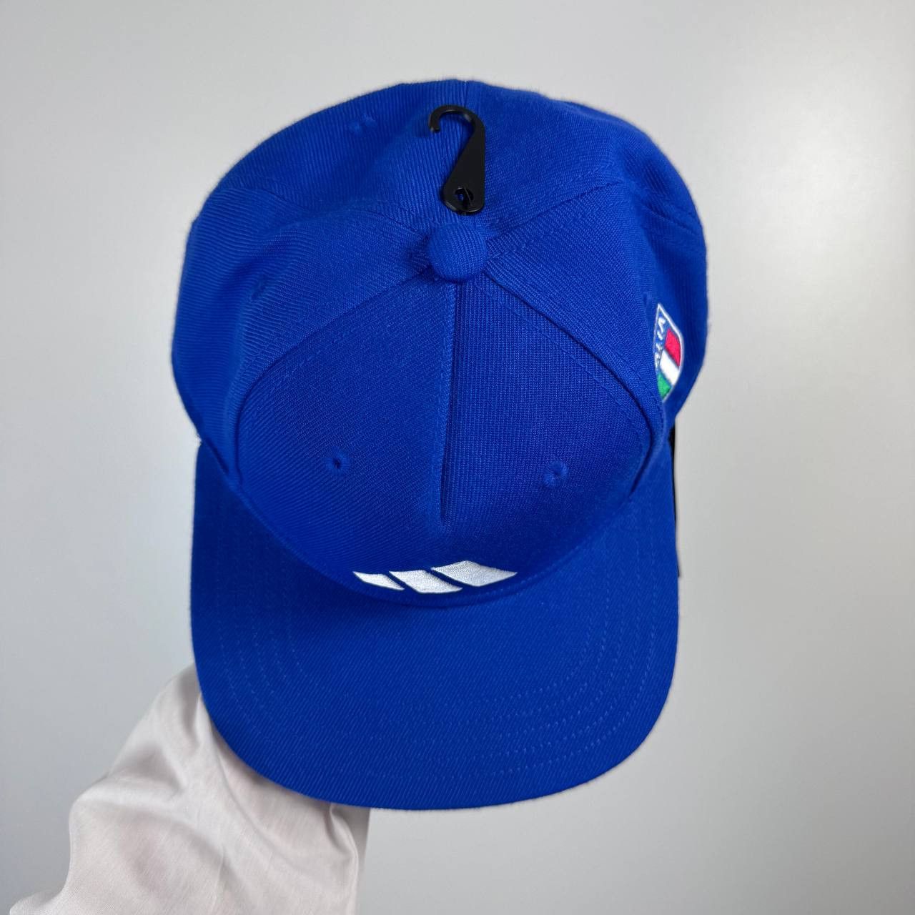 Adidas Adidas Italy FIGC Snapback Cap Blue Youth NWT Football Hat Size ONE SIZE - 2 Thumbnail