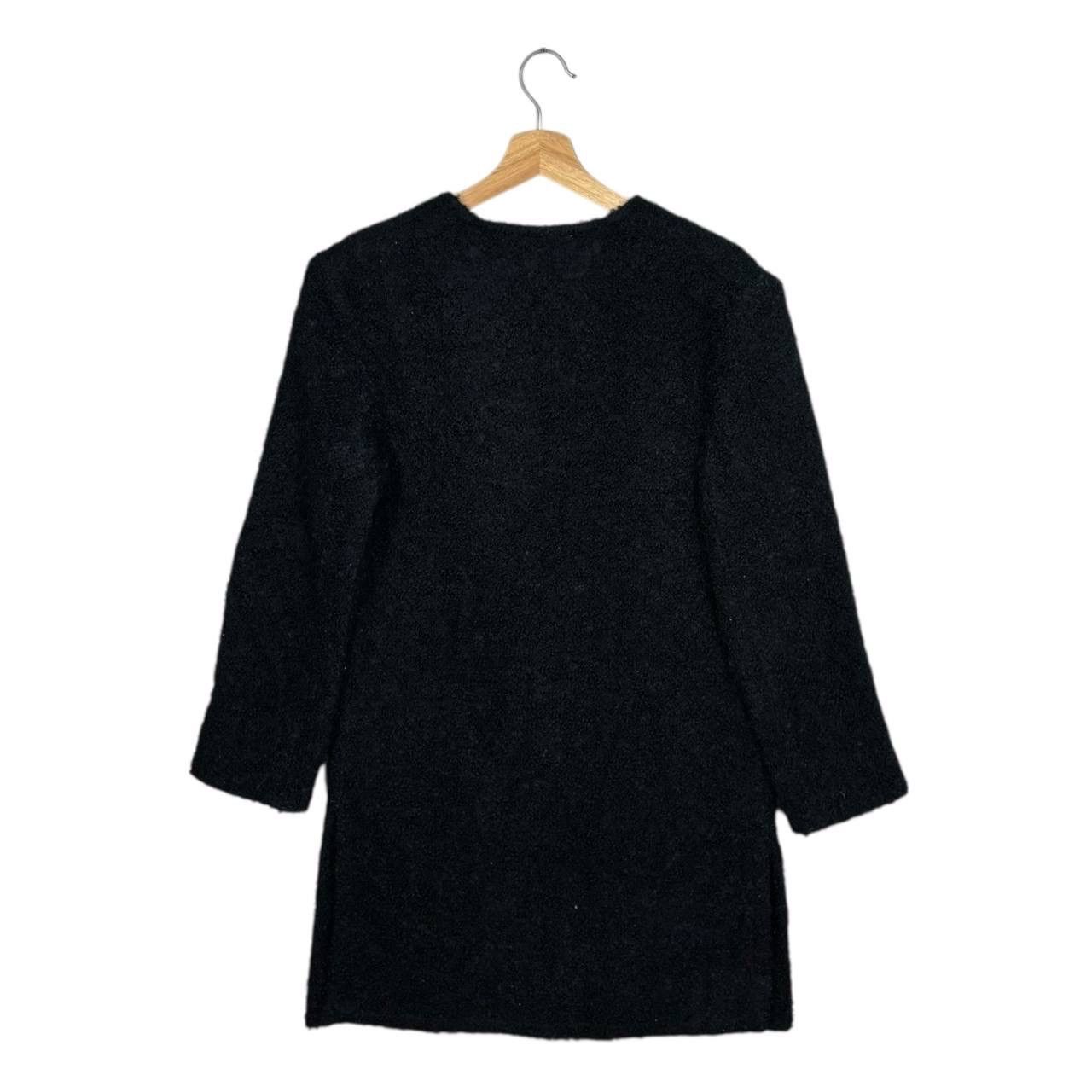 Valentino Vintage Valentino Miss V Mohair Wool Cardigan Jacket Black Size M / US 6-8 / IT 42-44 - 2 Thumbnail