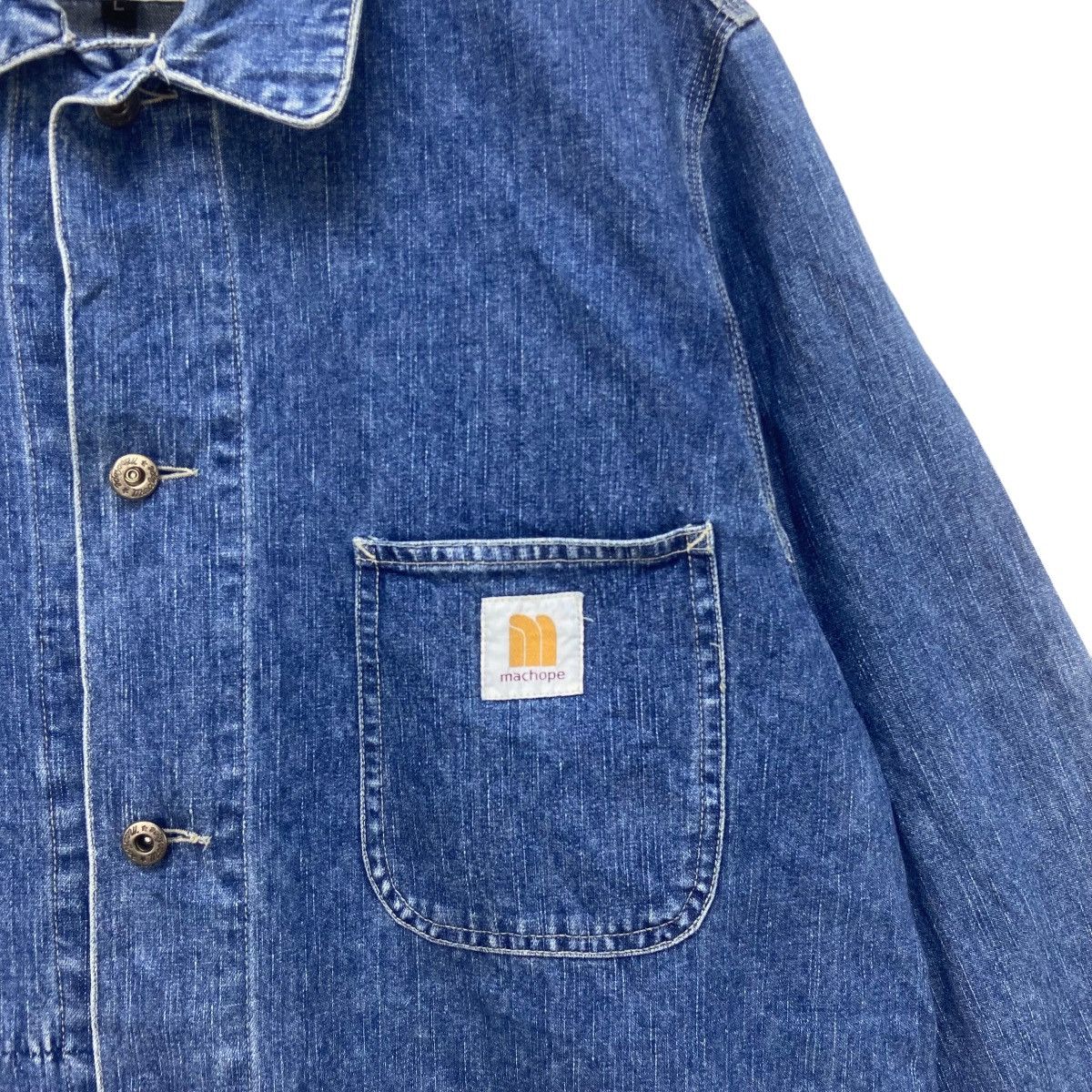 Japanese Brand Vintage Machope Japanese Brand Michigan Chore Denim Jacket Size US M / EU 48-50 / 2 - 8 Thumbnail