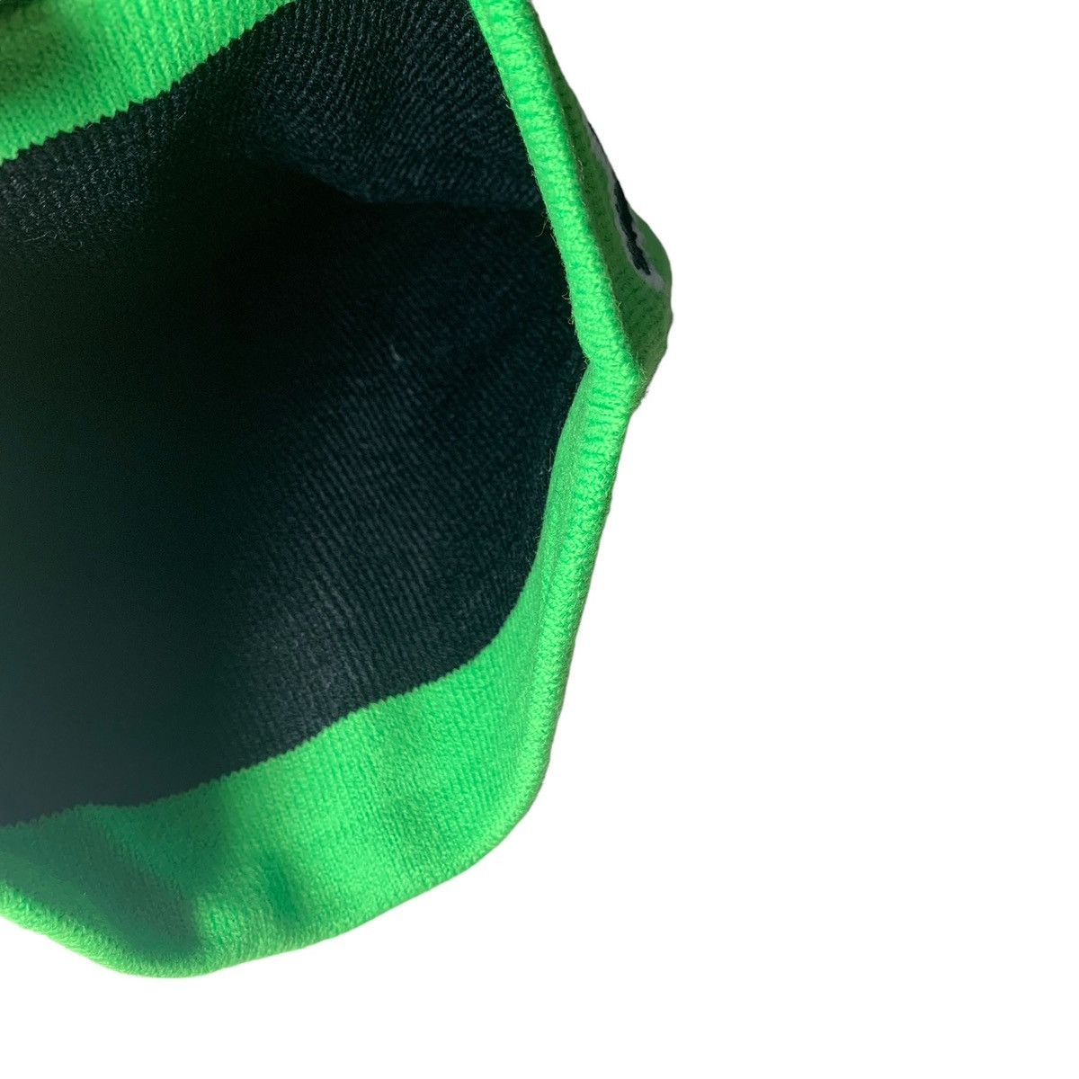 Other Green Flame Knitted Streetwear Beanie Size ONE SIZE - 6 Thumbnail