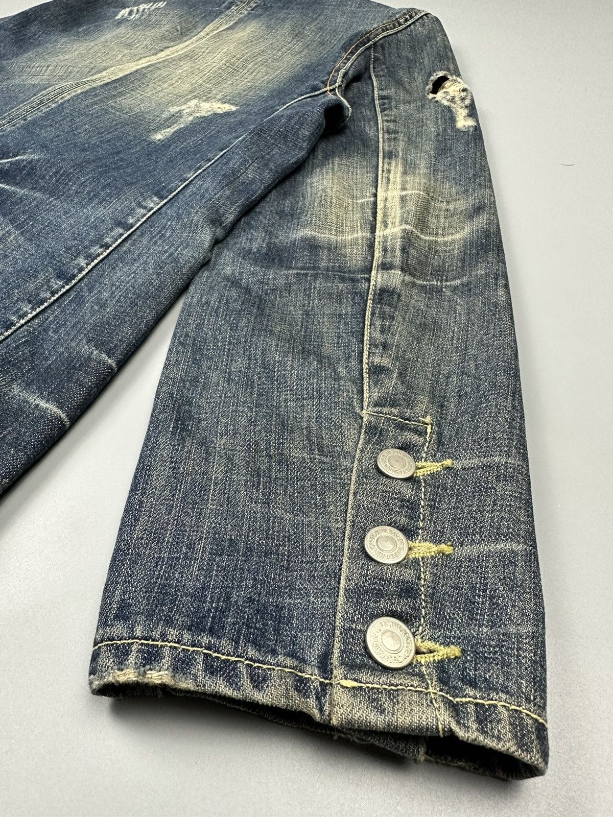 Vanquish 🔥Rare🔥Vintage Vanquish Denim Blazer Size US S / EU 44-46 / 1 - 8 Thumbnail
