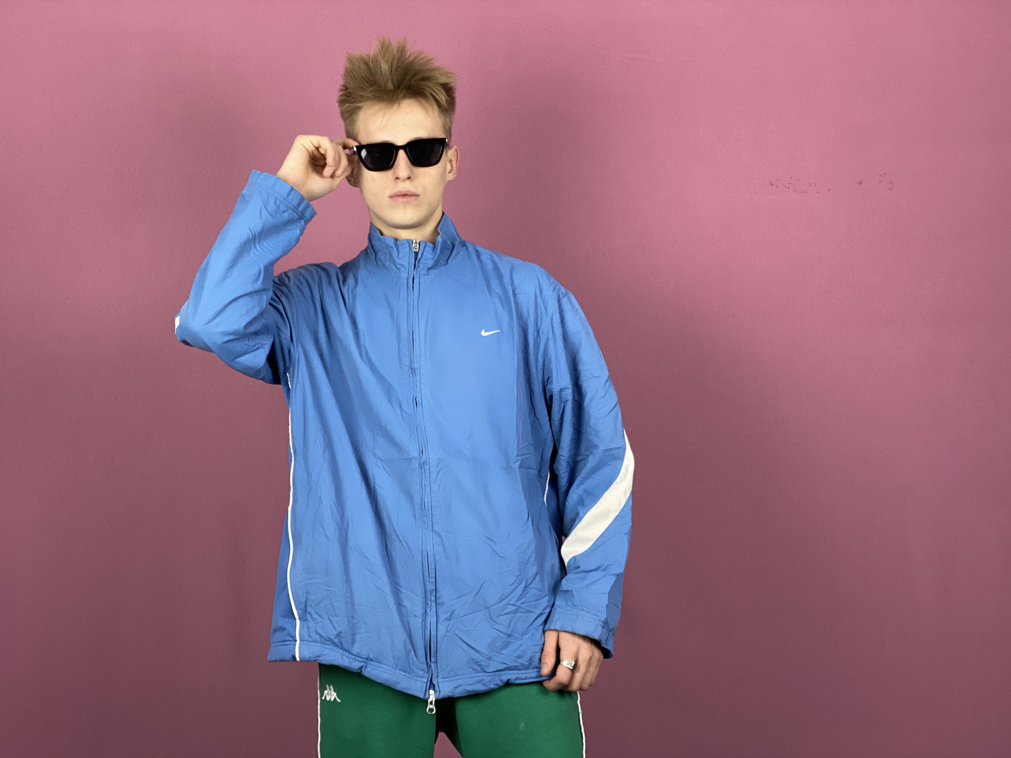 Nike × Vintage Nike Vintage Men's Windbreaker Jacket - XL Size US XL / EU 56 / 4 - 4 Thumbnail