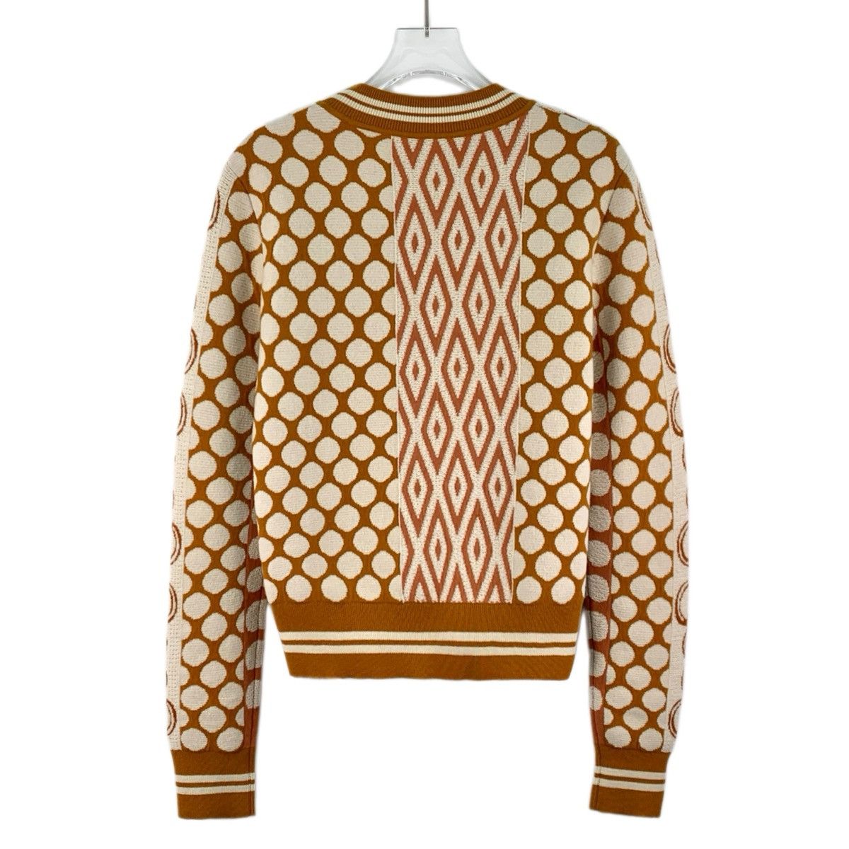 Hermes Hermes Brown Wool Long Sleeve Knit Sweater K26WX Size S / US 4 / IT 40 - 2 Thumbnail