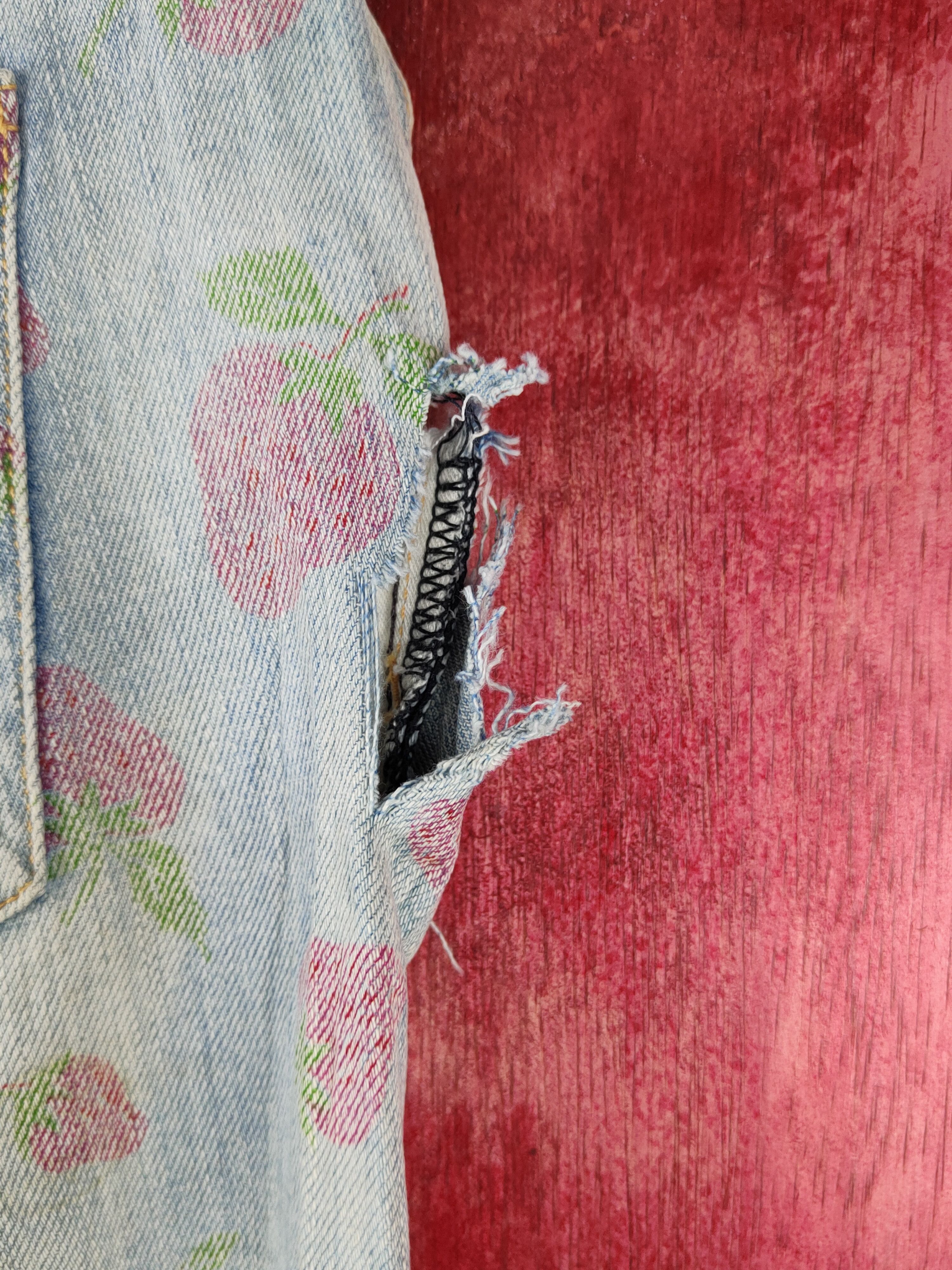 Current/Elliot Current Elliot strawberry faded Ripped Denim #S1537 Size 31" - 14 Thumbnail
