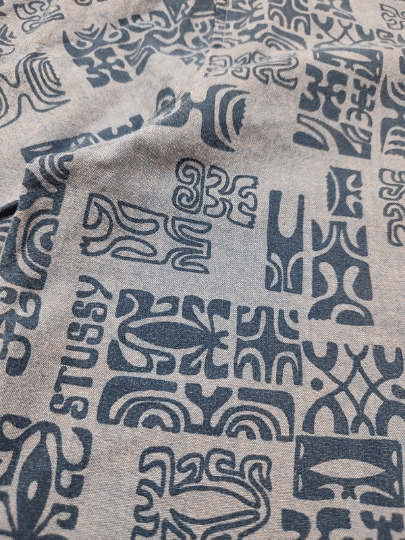 Designer × Stussy Faded blue Stussy Shirt Geometric Stussy Printed Shirt Size US M / EU 48-50 / 2 - 3 Thumbnail