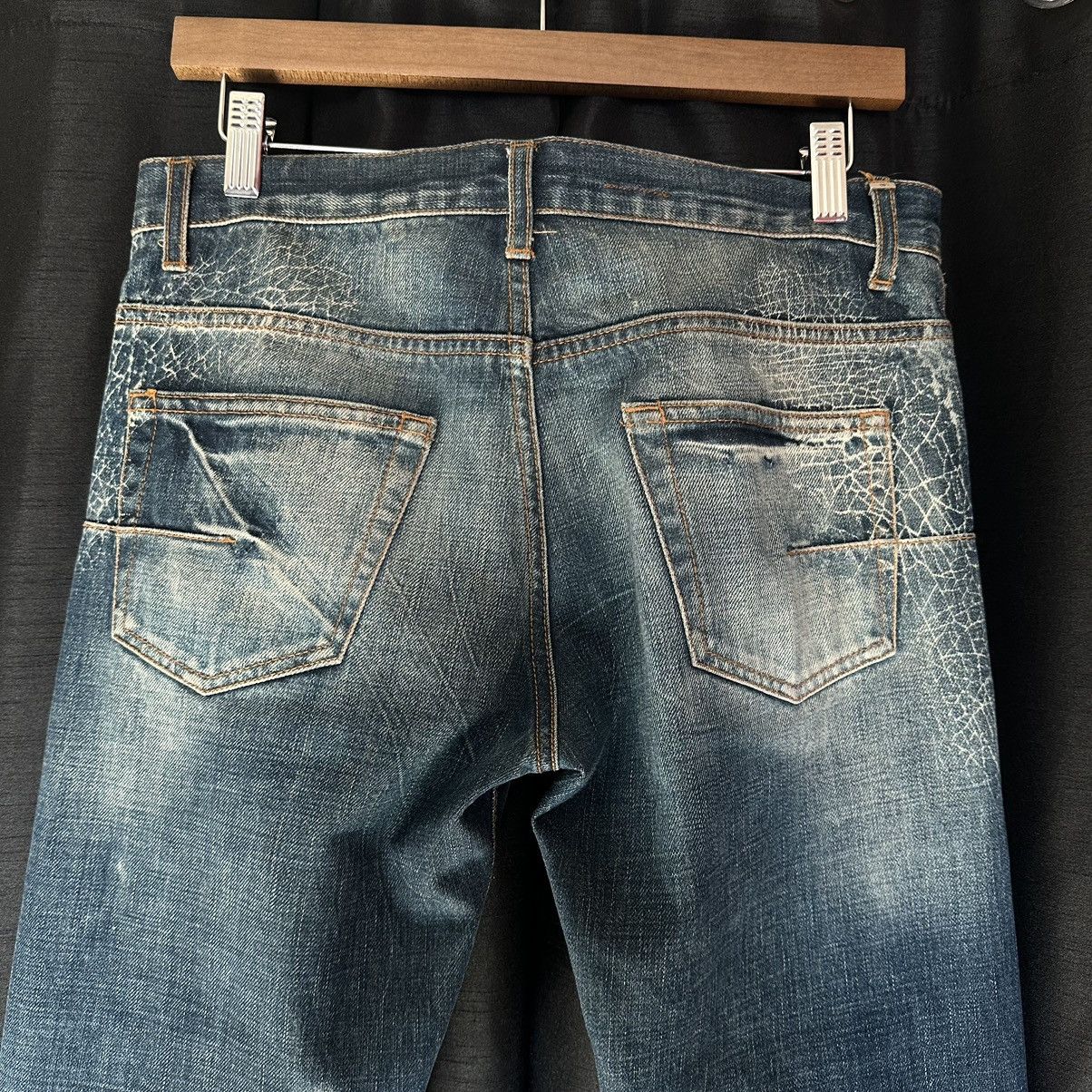 Dior × Hedi Slimane SOLD!!! Dior Homme SS07 Spider Web Denim Size US 29 - 5 Thumbnail