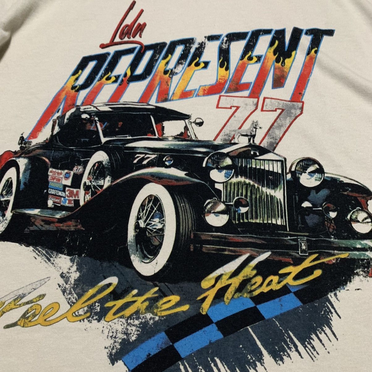 Represent Clo. Represent Small Feel The Heat Vintage White Tee Size US S / EU 44-46 / 1 - 3 Thumbnail