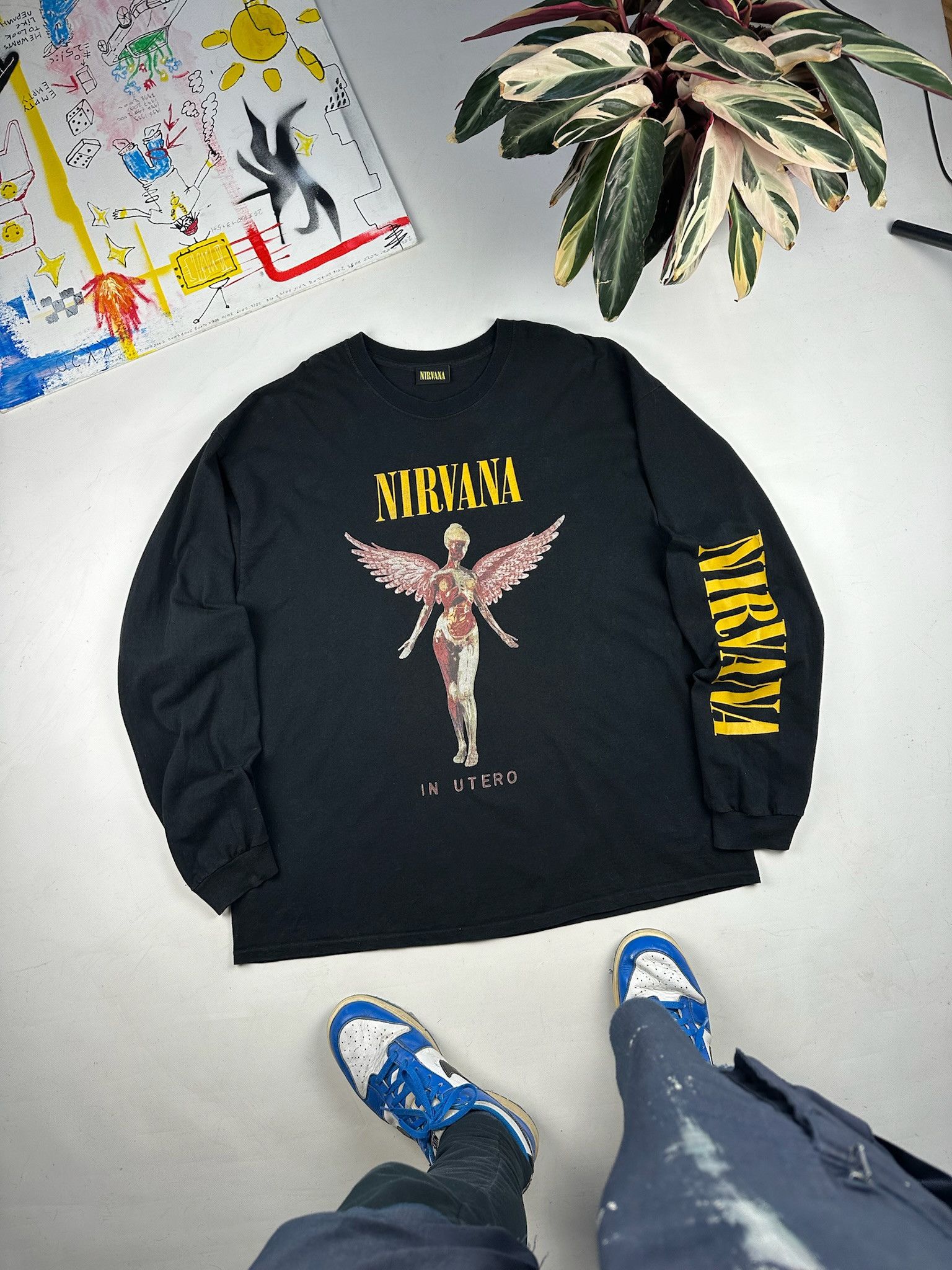 Band Tees Nirvana in utero Long Sleeve Tshirt Size US XXL / EU 58 / 5 - 1 Thumbnail