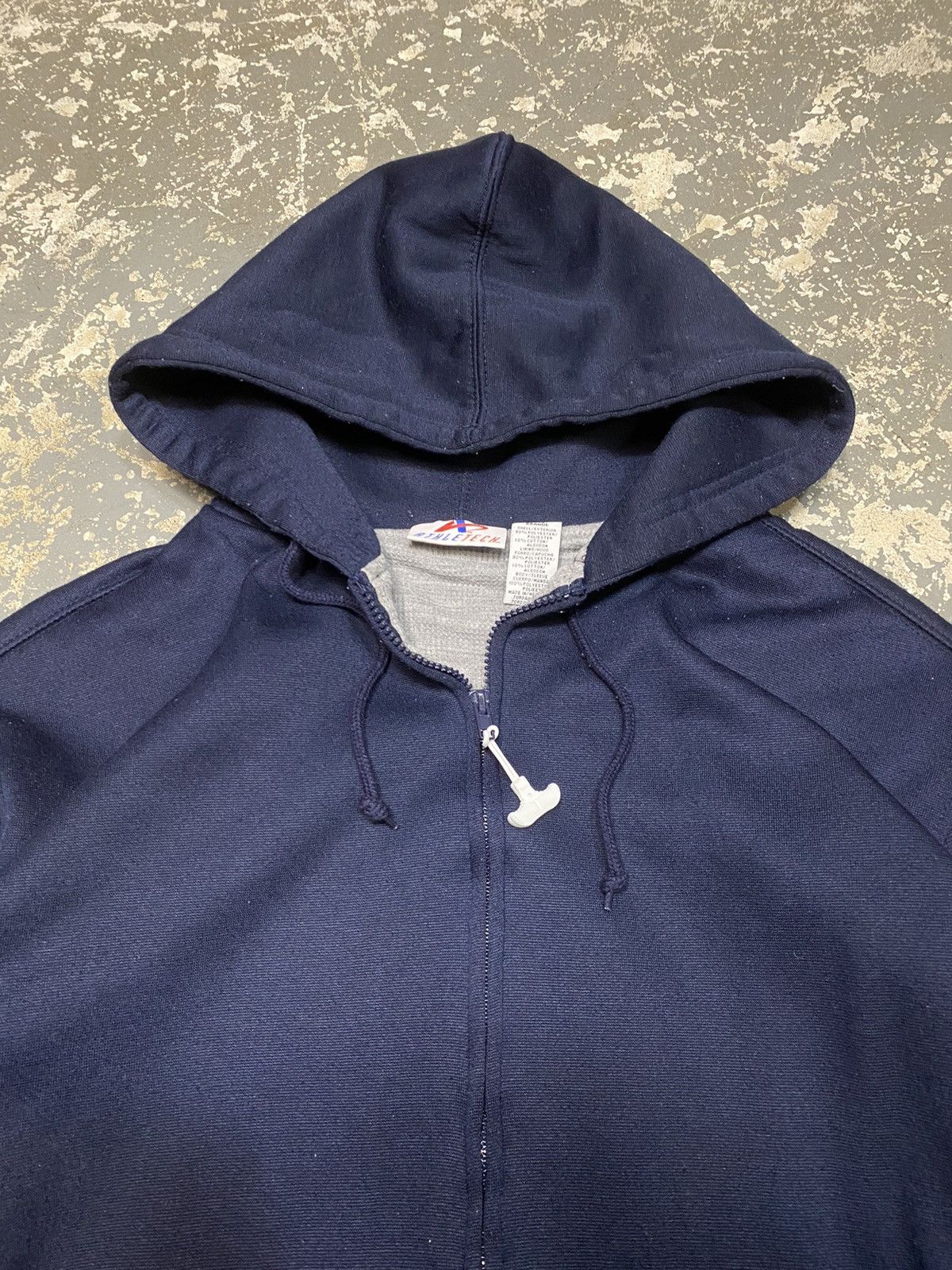 Japanese Brand × Vintage Vintage Athletec Waffle Insulated Thermal Zip Hoodie Sweat Size US L / EU 52-54 / 3 - 7 Thumbnail