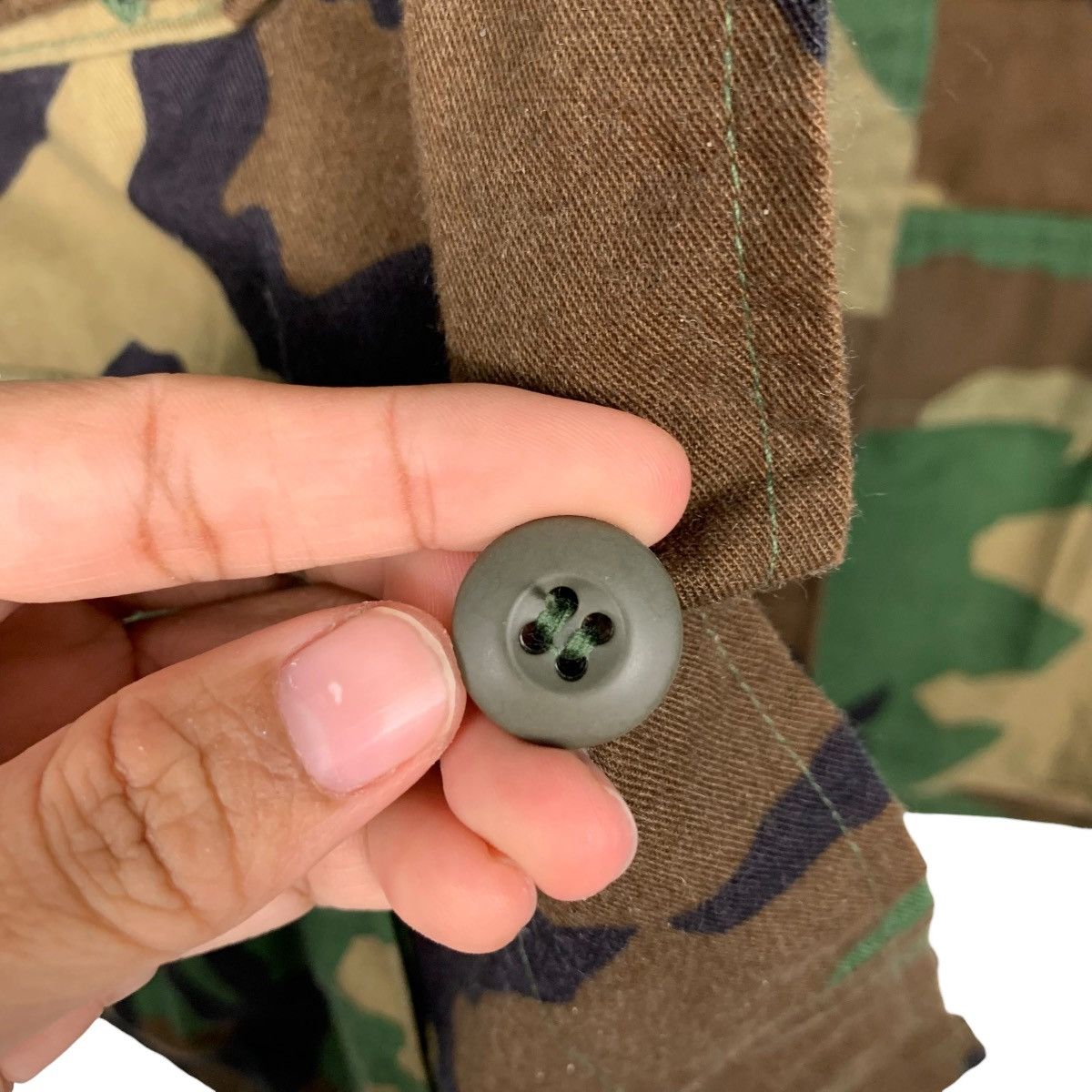 Vintage Vintage U.S ARMY Green Camo Combat Jacket #2591-C117 Size US S / EU 44-46 / 1 - 15 Thumbnail