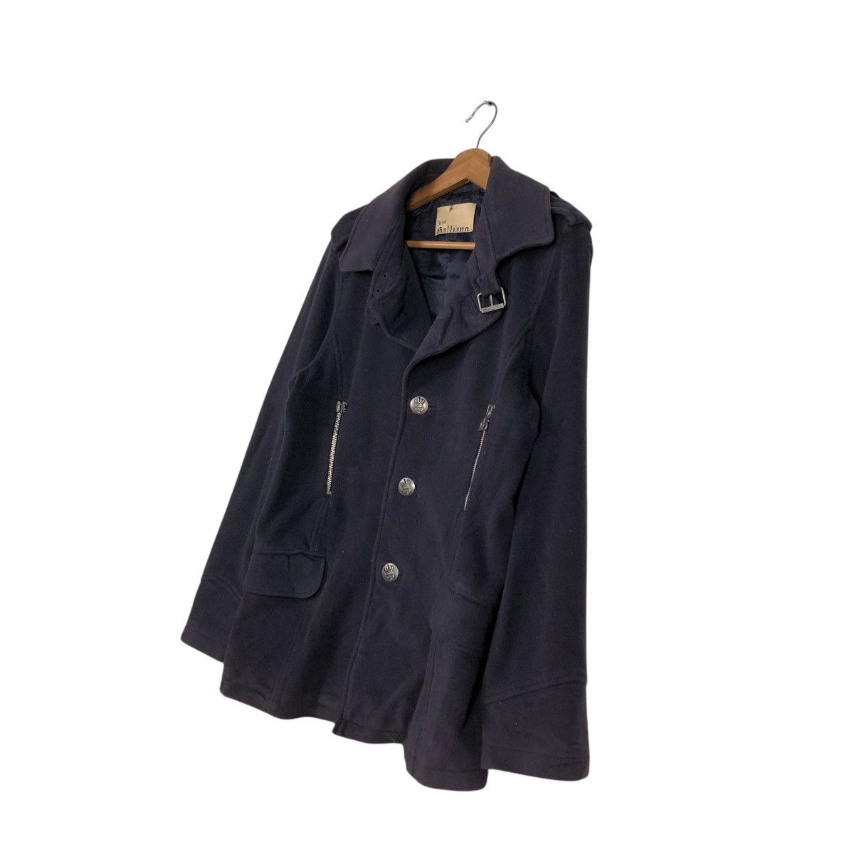 John Galliano 🔥BIKER JACKET DOUBLE COLLAR JOHN GALLIANO BIG LOGO BACK HIT Size US S / EU 44-46 / 1 - 4 Thumbnail