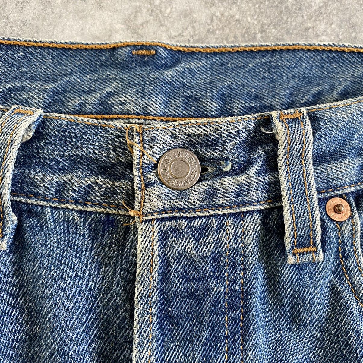 Levi's Vintage 1996 Levi’s 501 Faded Blue Ripped Denim Jeans Size US 31 - 10 Thumbnail