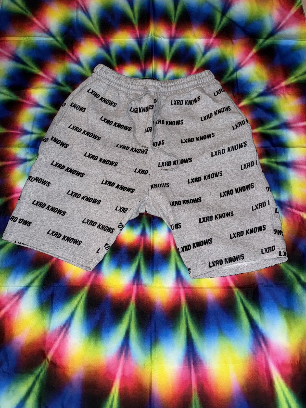 Lxrdknows Lxrd Knows All Over Print Sweatshorts Grey Size US 38 / EU 54 - 1 Thumbnail