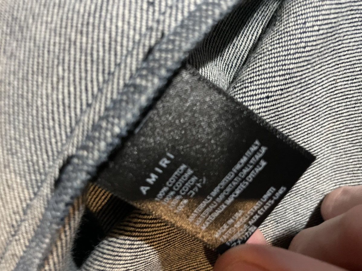 Amiri Amiri Oversized Navy Denim Workwear Jacket Baggy Button-Up Size US L / EU 52-54 / 3 - 6 Thumbnail