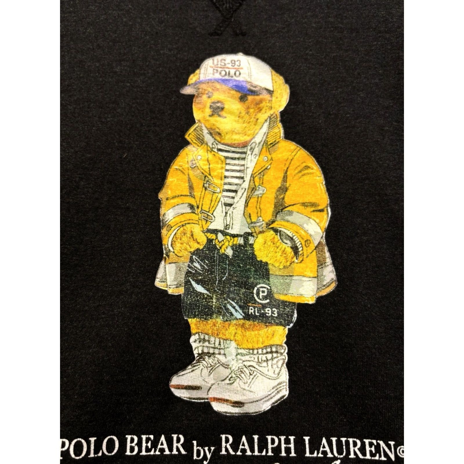 Polo Ralph Lauren VINTAGE Polo Bear Sweatshirt Polo Ralph Lauren Womens Charcoal Grey Size L Pullover Crew Neck Size L / US 10 / IT 46 - 4 Thumbnail