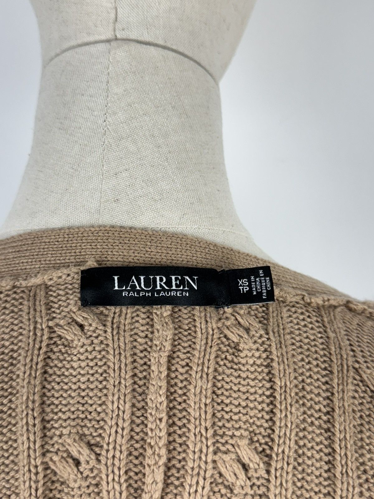 Lauren Ralph Lauren Lauren Ralph Lauren Black Label Open Cardigan Knit Sweater Size XS / US 0-2 / IT 36-38 - 5 Thumbnail