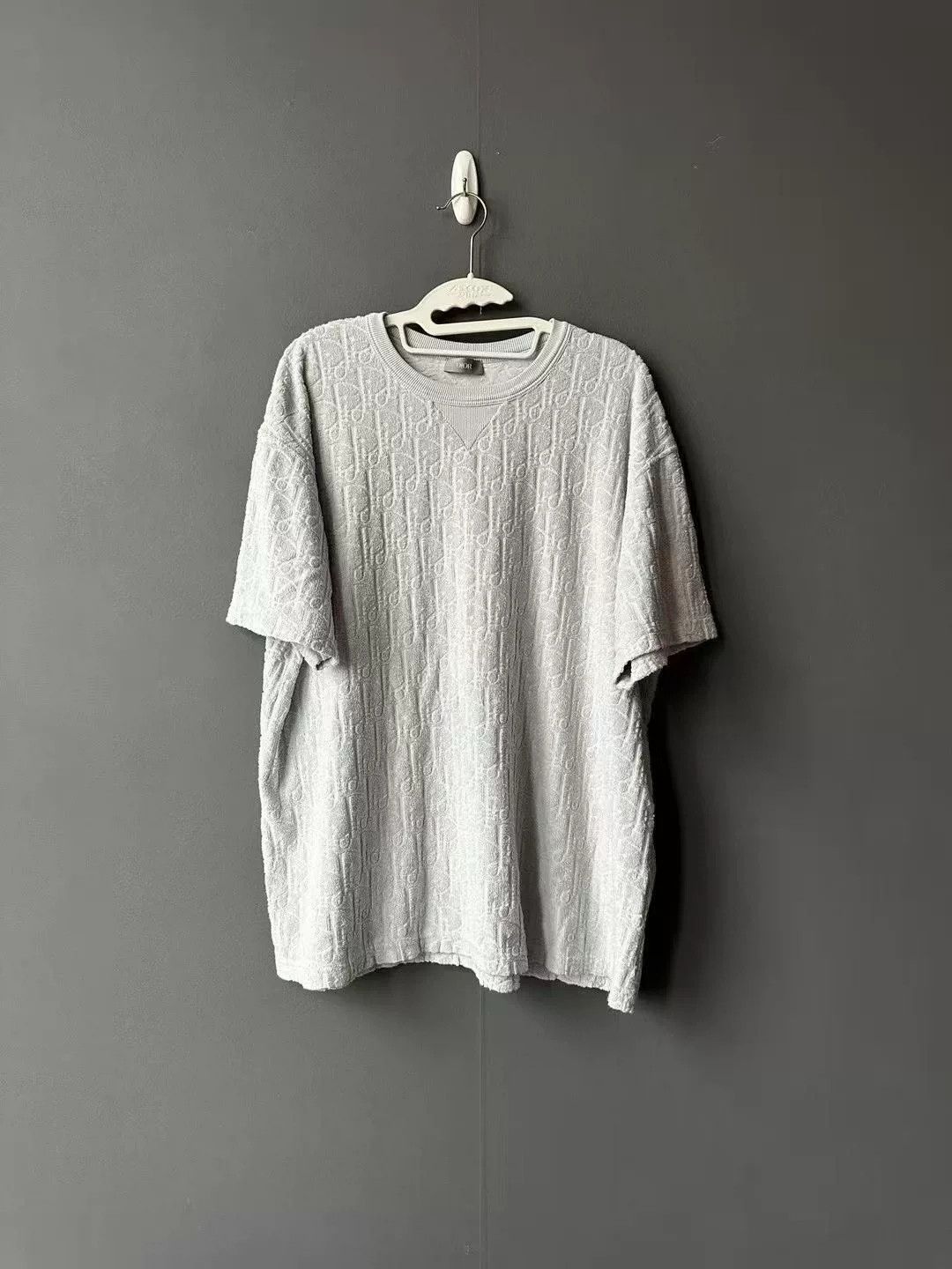 Dior Dior Gray Blue Terry Short Sleeve Size US XL / EU 56 / 4 - 1 Thumbnail