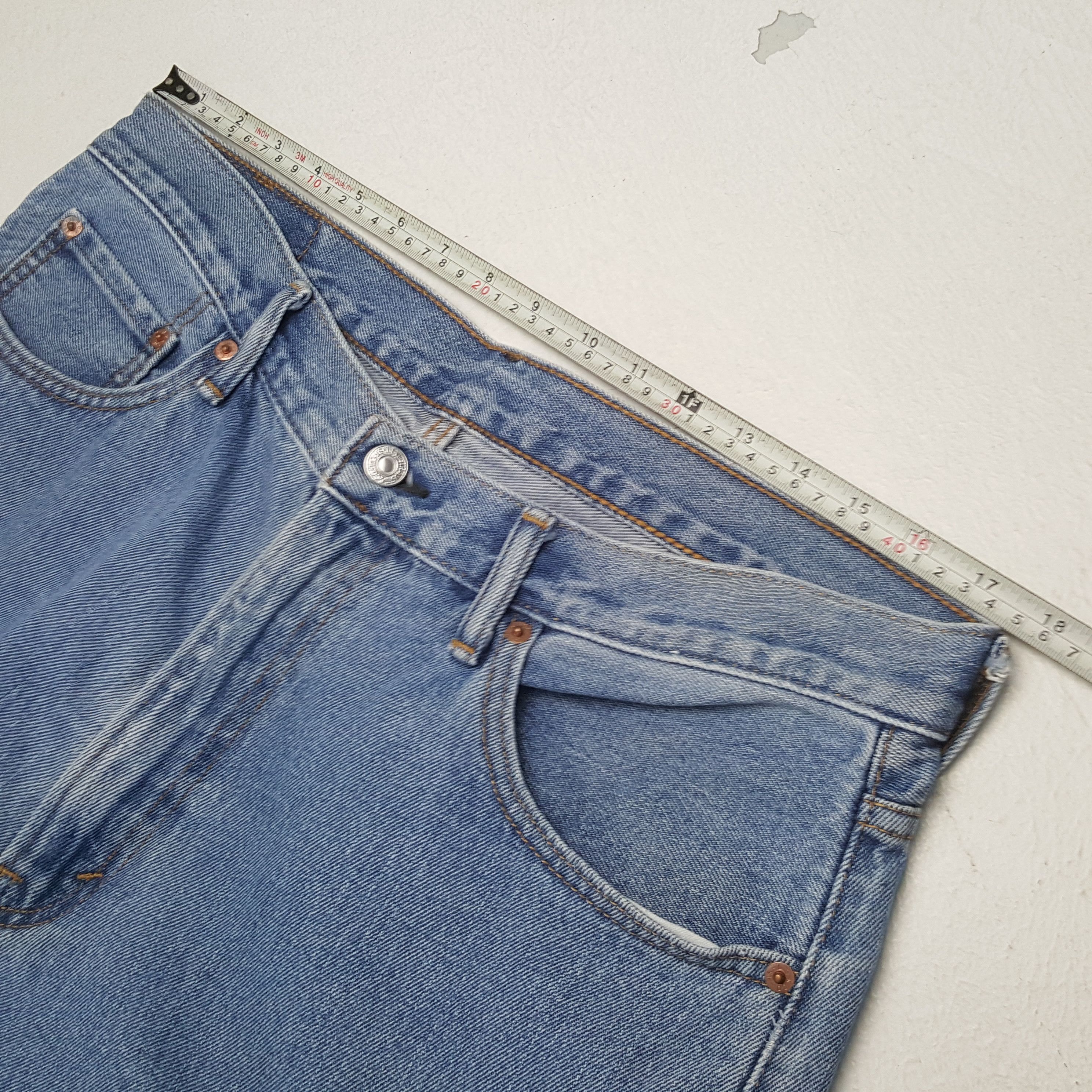 Levi's × Vintage LEVI'S Streetwear Style Distressed JEANS Size US 35 - 7 Thumbnail