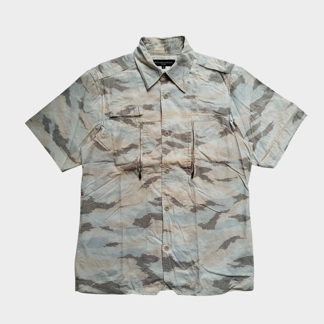 Ryuichiro Shimazaki 1990s Ryuichiro simazaki homme camo detachable sleeve Size US M / EU 48-50 / 2 - 2 Thumbnail