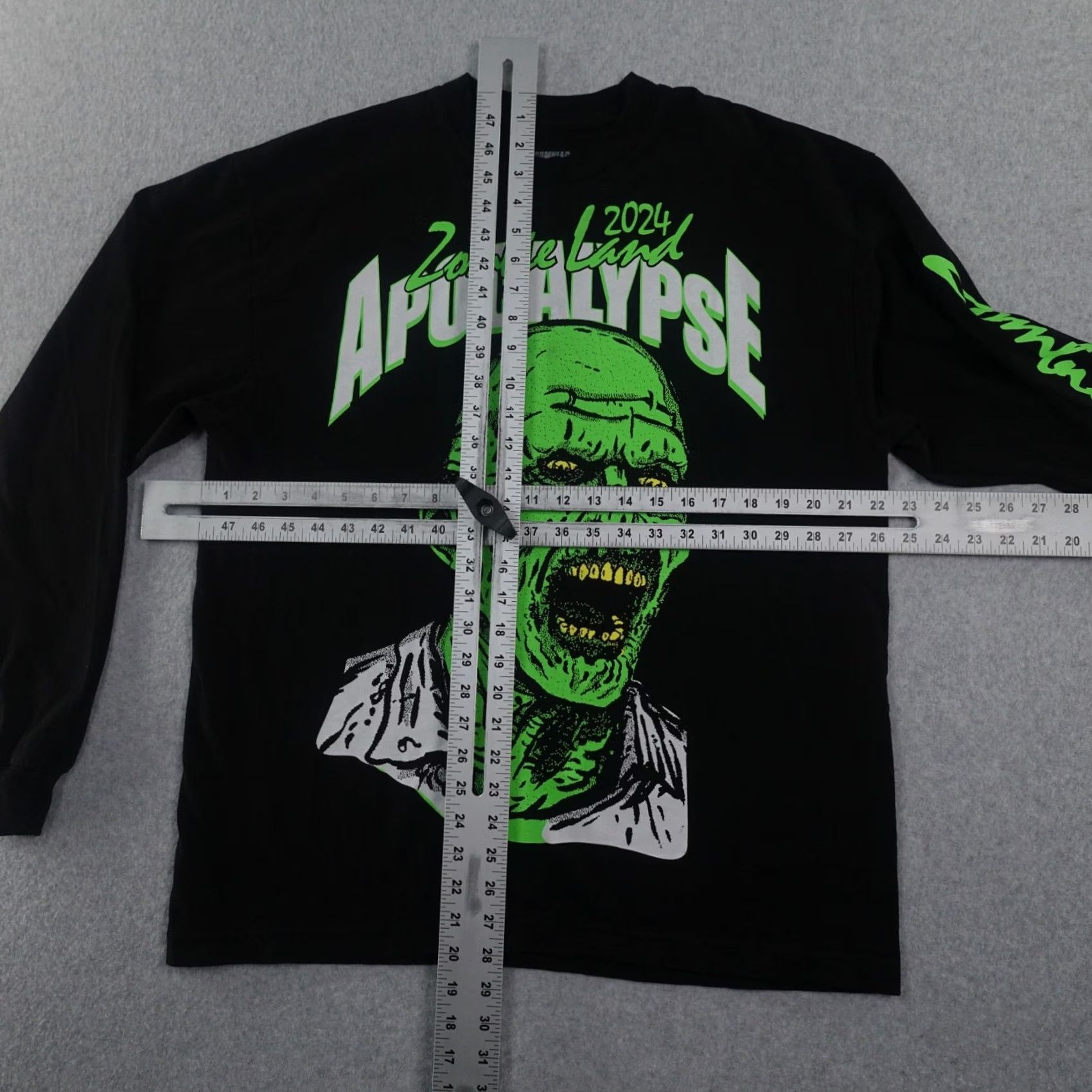 Vintage Insomniac Zombieland Apocalypse Long Sleeve Shirt Large L Black Mens Graphic Print 2024 Old School Horror Size US L / EU 52-54 / 3 - 3 Thumbnail