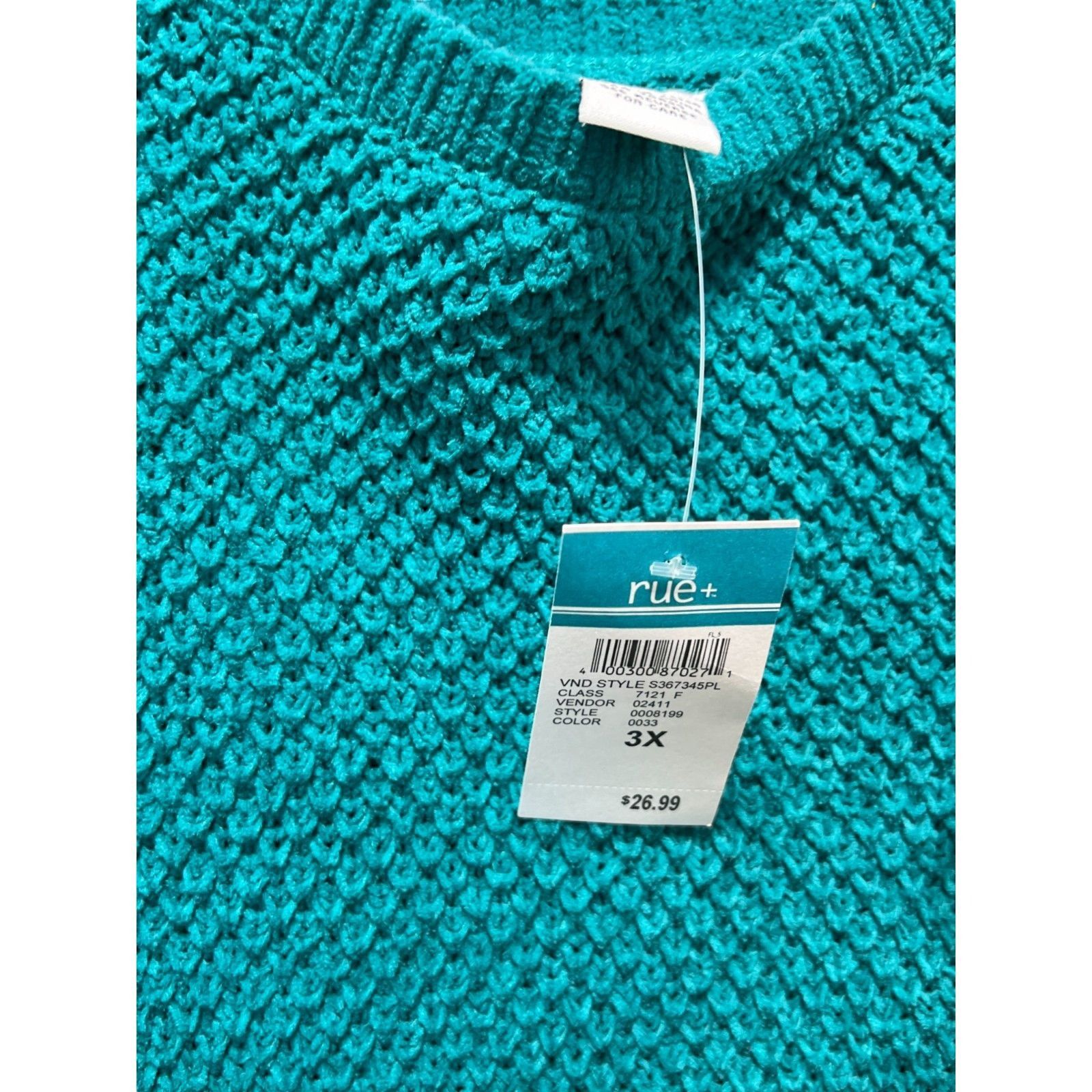 Other Rue + - Women's Long Sleeve Round Neck Crochet - Sweater - G Size 3XL / US 20-22 - 8 Thumbnail