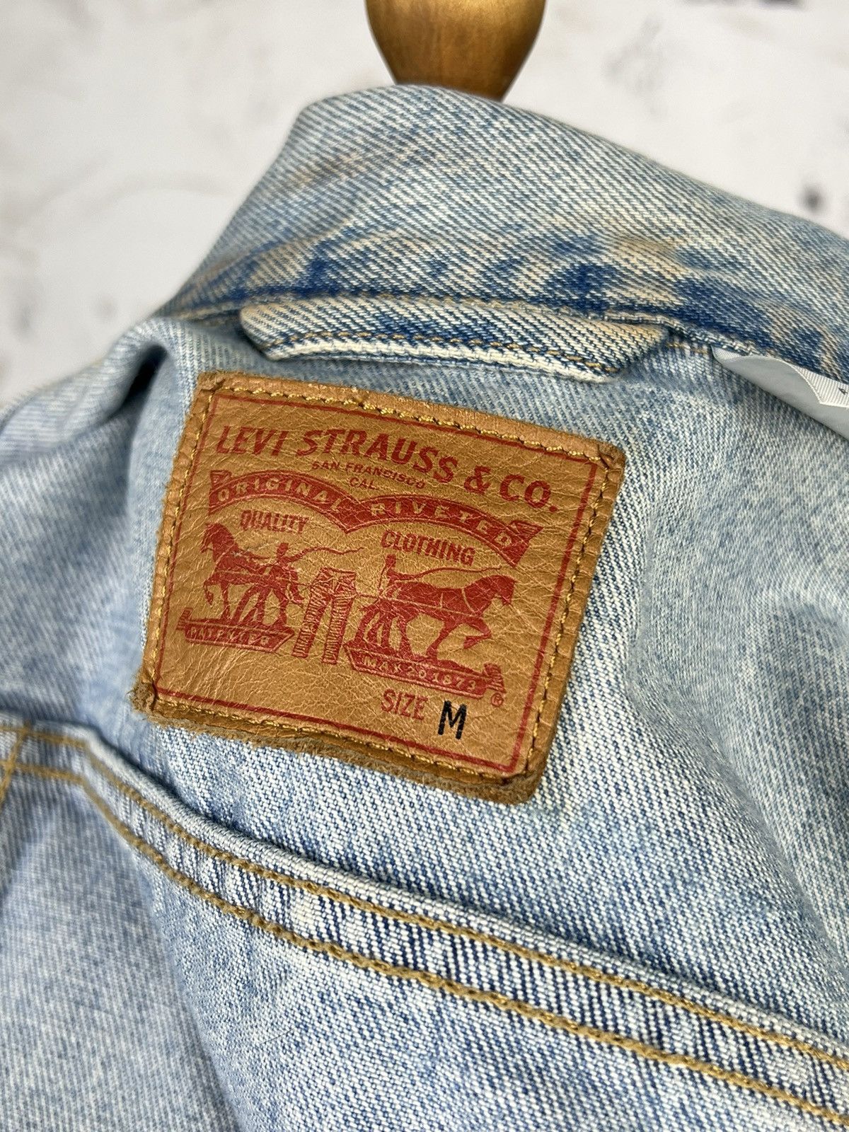 Levi's Vintage Levis Jeans Jacket Size S - M Size M / US 6-8 / IT 42-44 - 8 Thumbnail