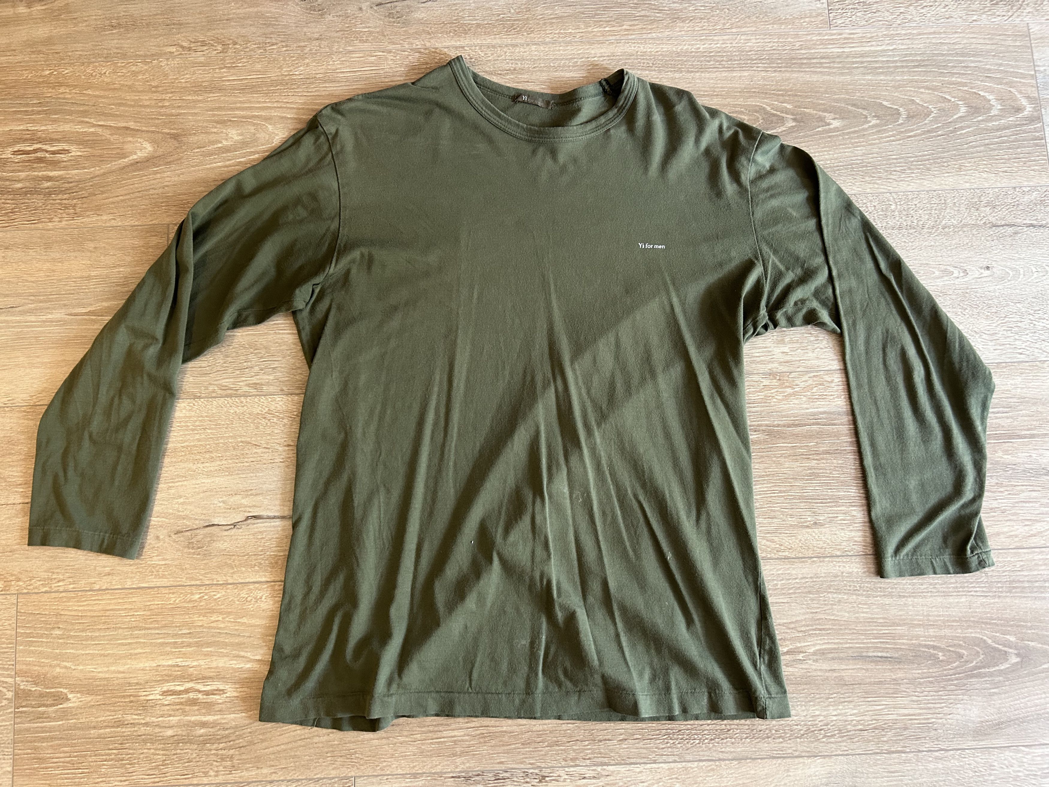 Y's for Men Olive Green Longsleeve Shirt Size US L / EU 52-54 / 3 - 1 Thumbnail