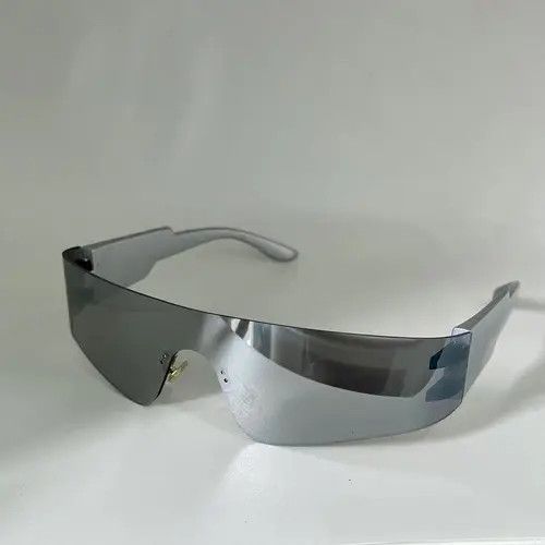 VIBE Silver mirror sunglasses Size ONE SIZE - 6 Thumbnail