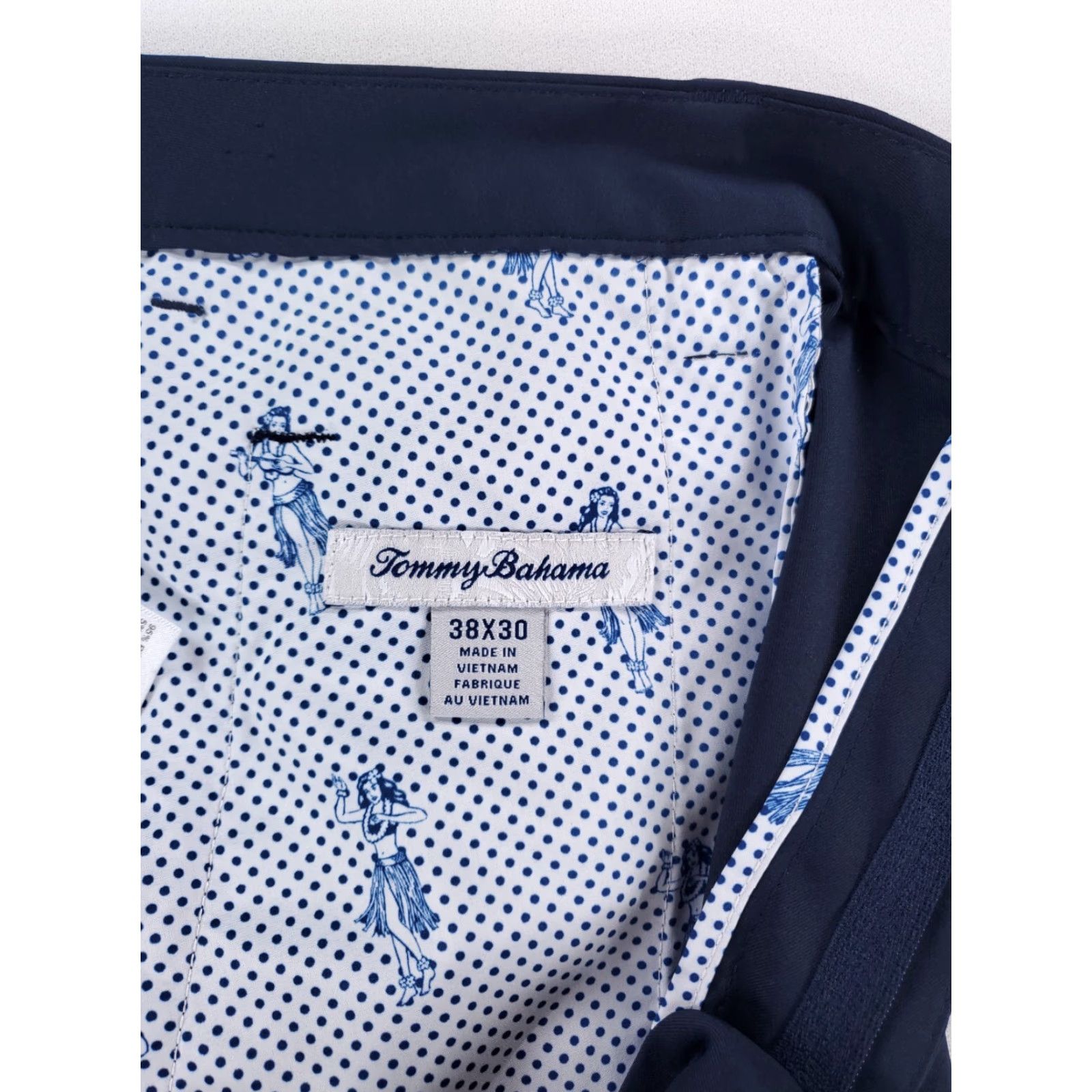 Tommy Bahama Tommy Bahama On Par Performance Golf Pants Blue Mens 40 x 28 Regular Chino Pants Men 40 28 Actual 38 x 30 Size US 40 / EU 56 - 3 Thumbnail