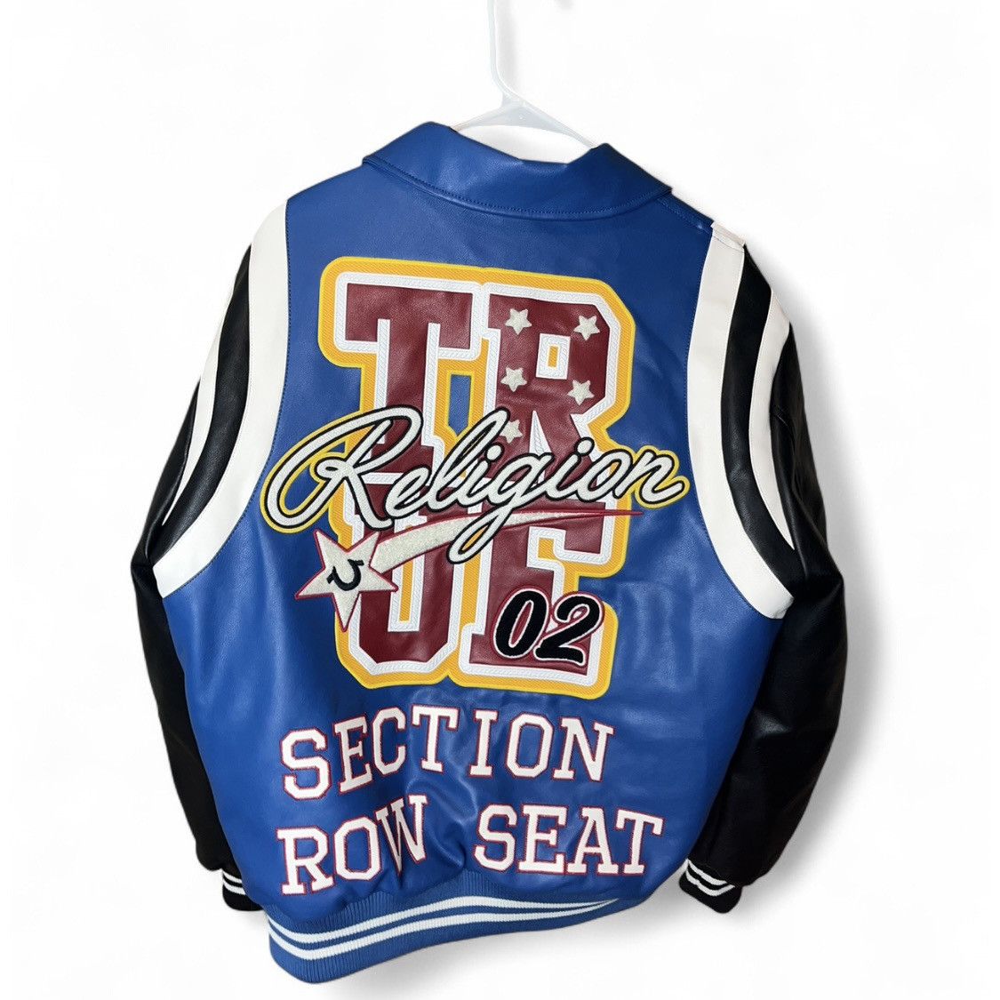 True Religion Leather True Religion Varsity Jacket Size US M / EU 48-50 / 2 - 2 Thumbnail