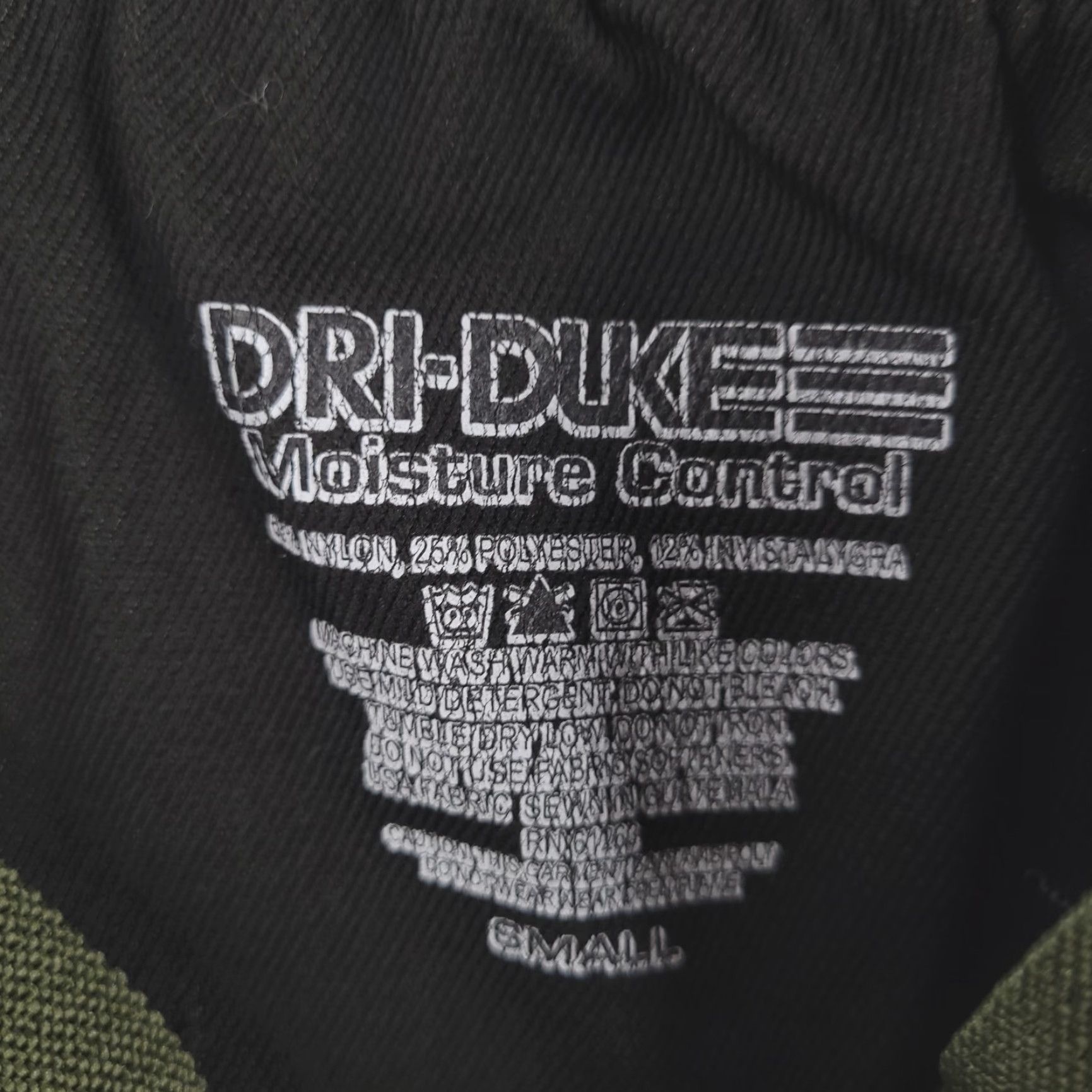 Vintage Duke Compression Pants Mens Small Green Nylon Stretch Dri Moisture Control Activewear Size US 29 - 4 Thumbnail