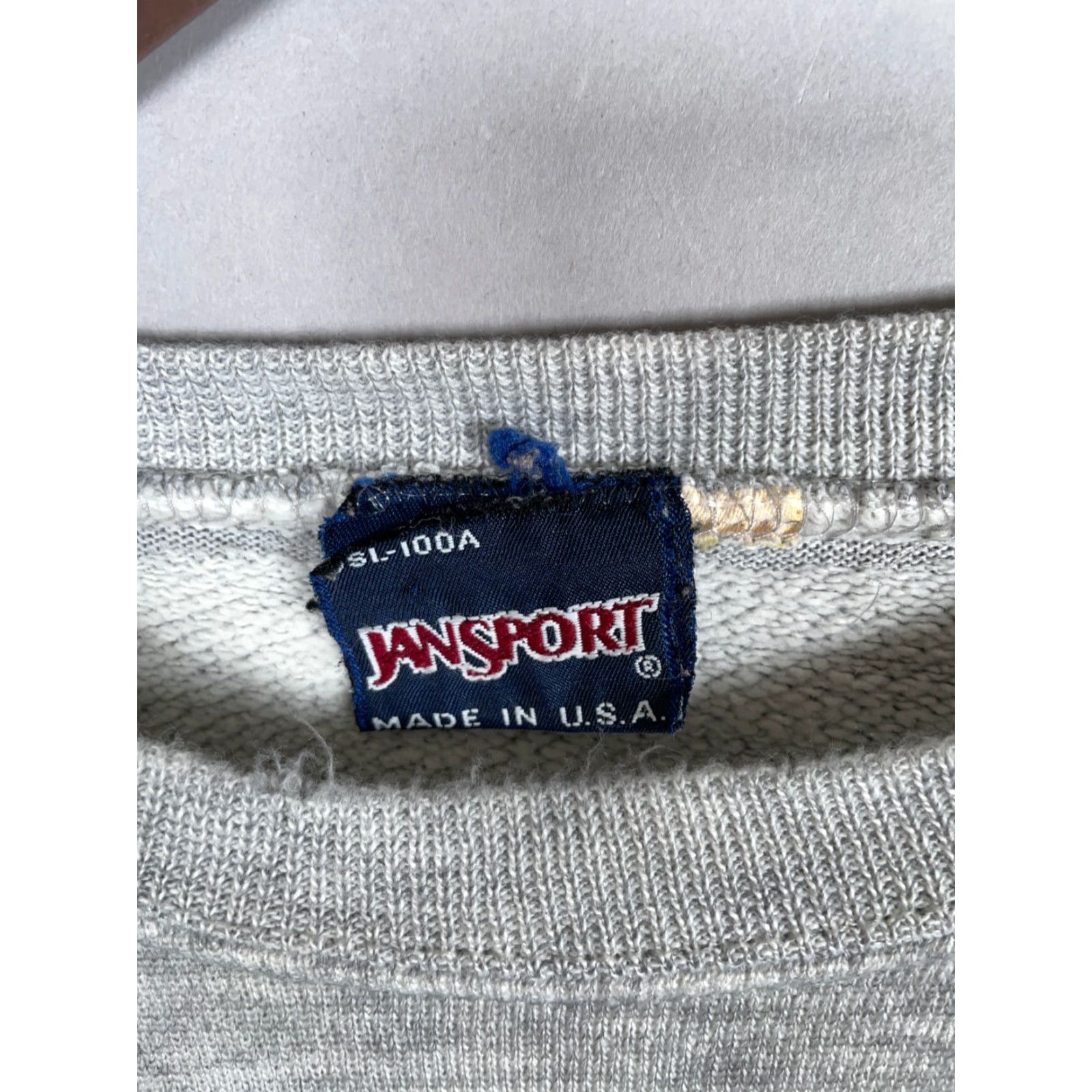 Jansport VINTAGE JanSport Central Michigan Sweatshirt Adult XL Heather Gray College 90s Boxy Mens Size US XL / EU 56 / 4 - 3 Thumbnail