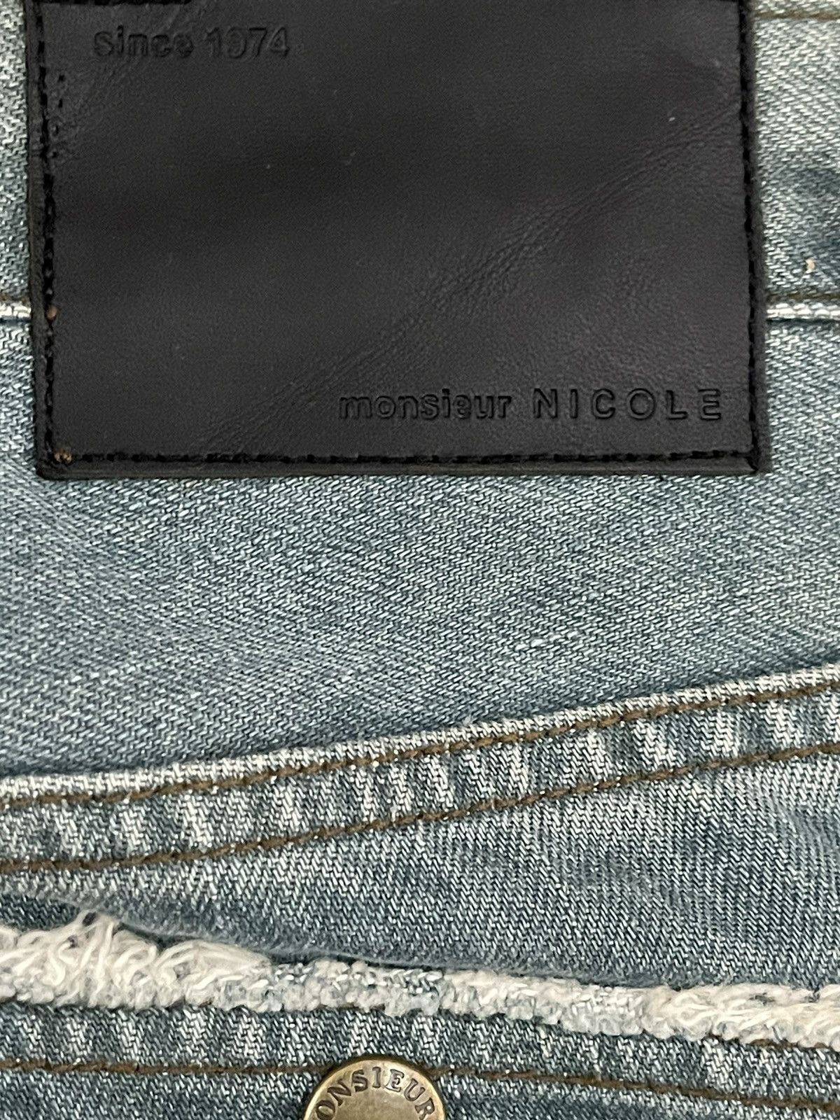 Nicole Club Vintage Japan Monsieur Nicole Cargo Style Loose Jeans Size US 34 / EU 50 - 7 Thumbnail