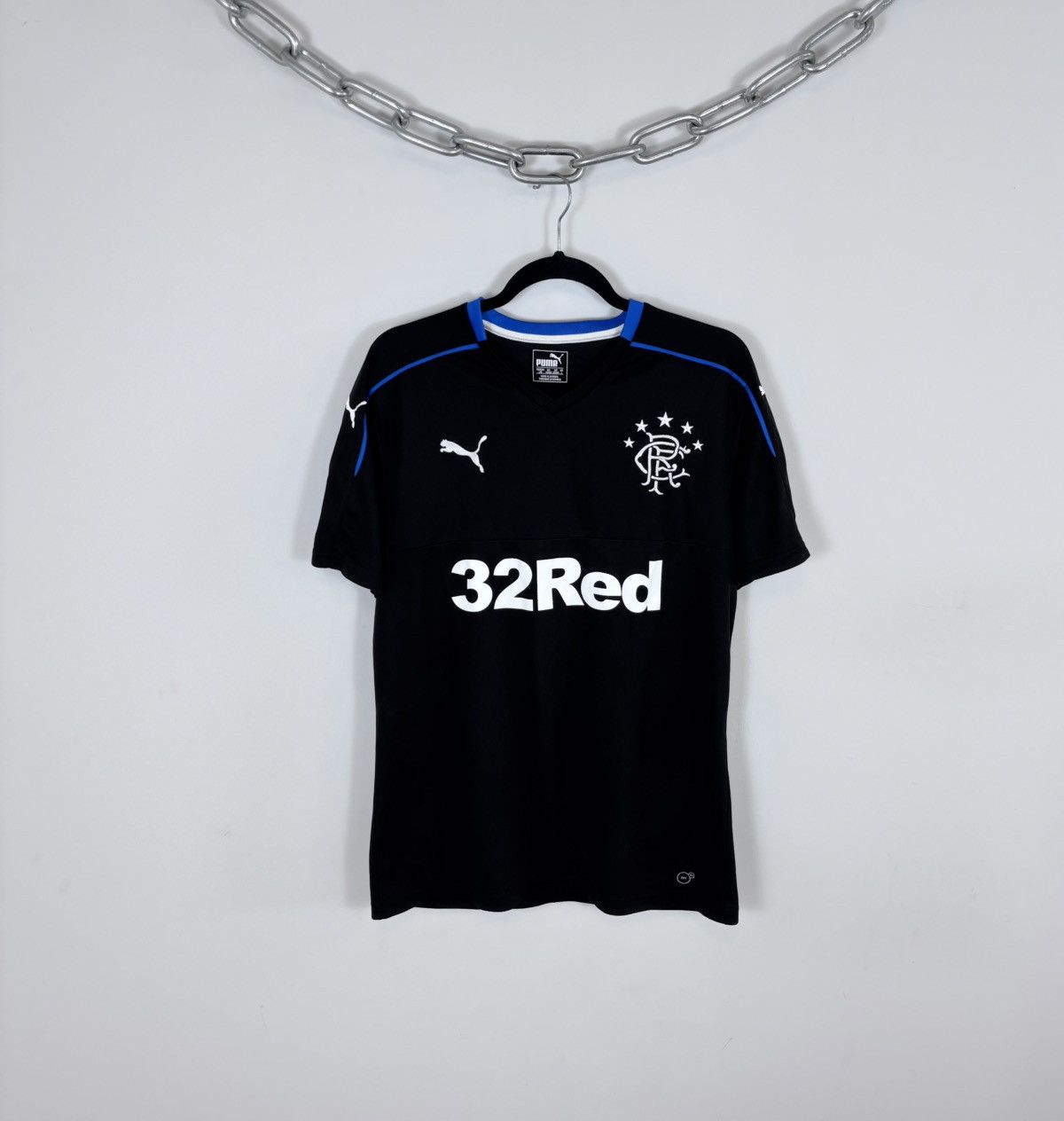 Puma Puma Glasgow Rangers 2017/2018 Third Kit Soccer Jersey Size US L / EU 52-54 / 3 - 1 Thumbnail
