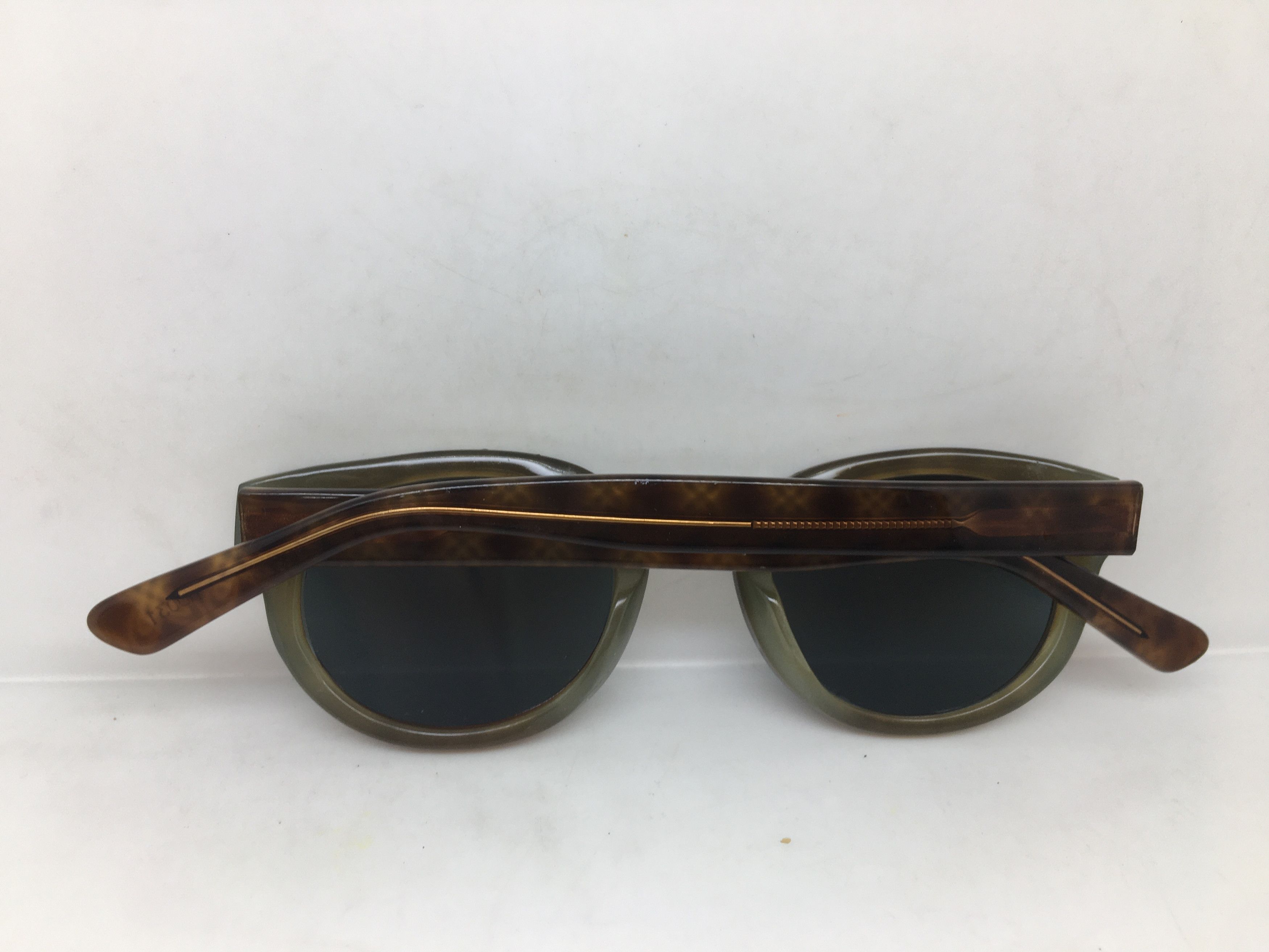 Other Handmade Brown Acetate Keyhole Bridge PREPPY Sunglasses Size ONE SIZE - 8 Thumbnail