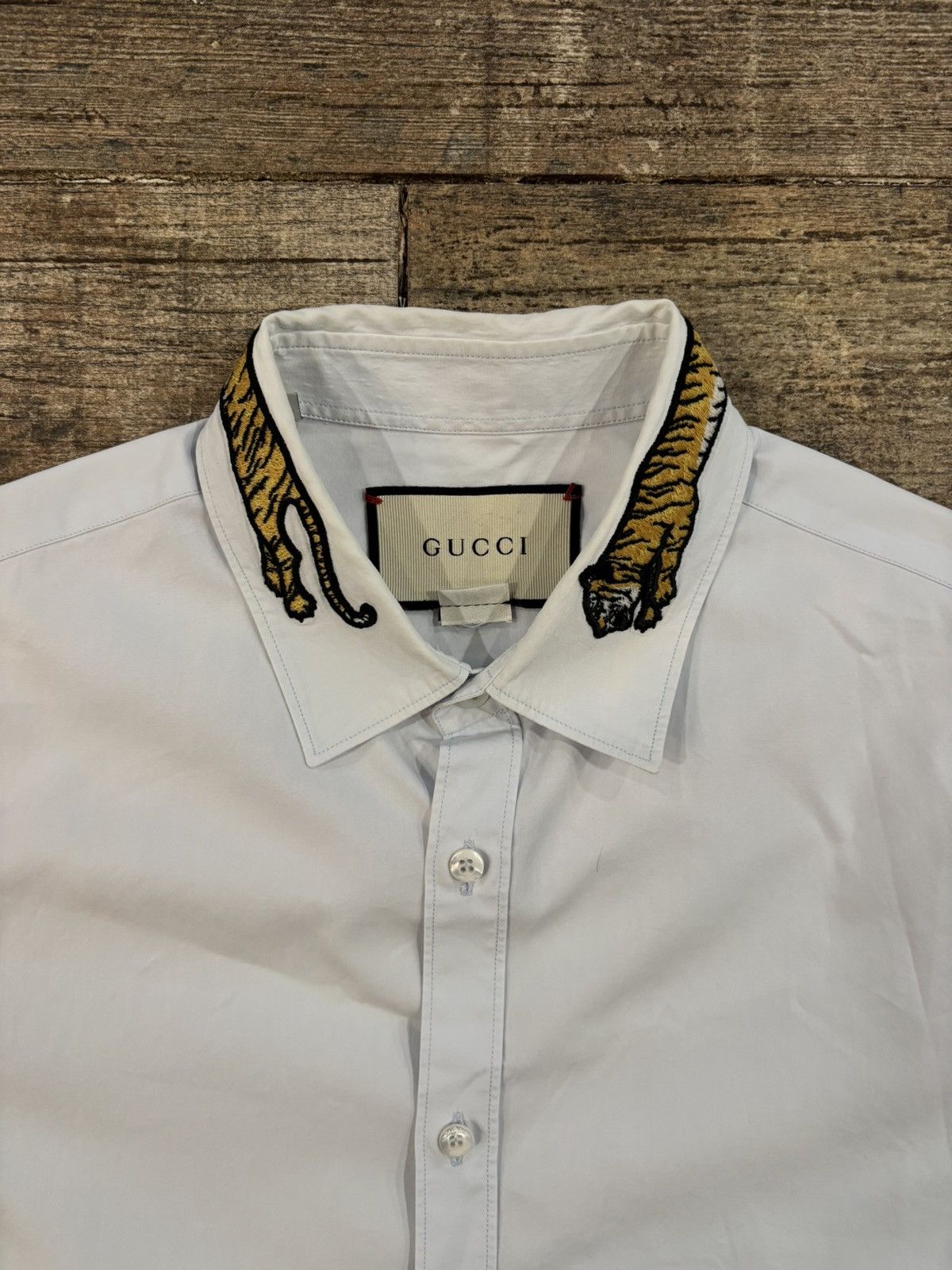 gucci tiger dress shirt Gucci Tiger Shirt