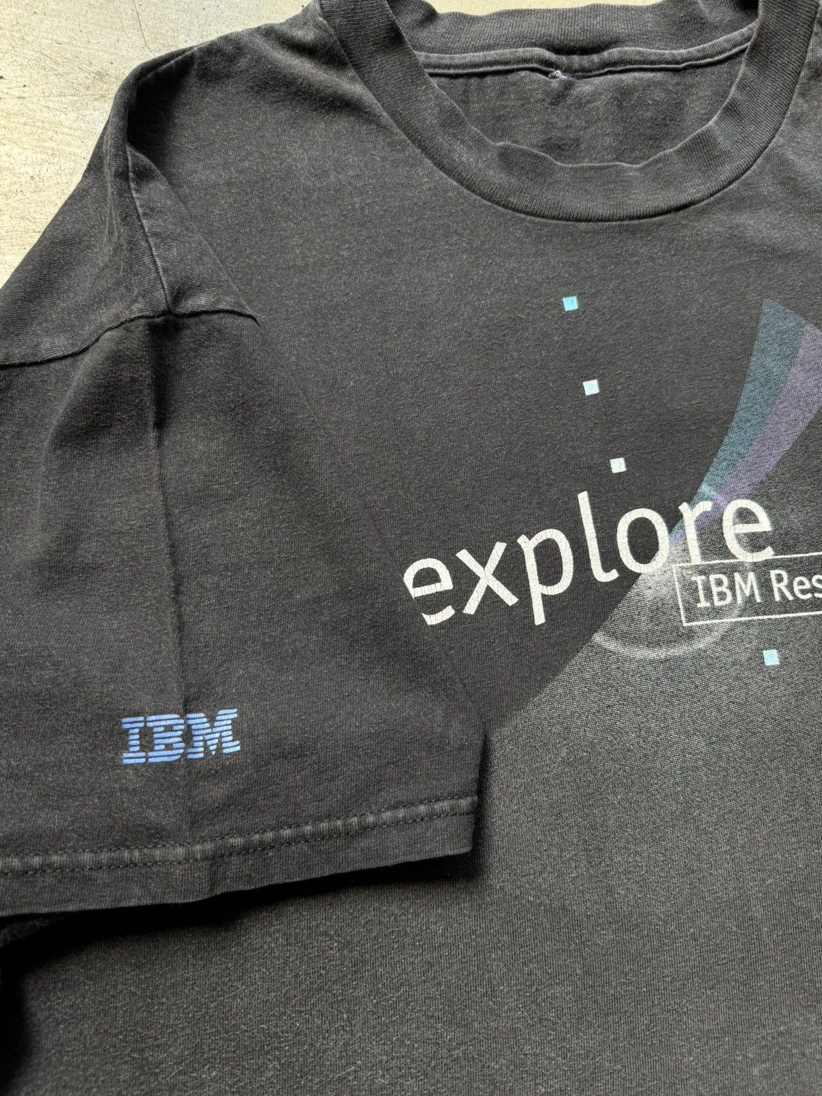 Vintage VTG ‘00s Y2K IBM Research Tech Tee Shirt Apple Microsoft Size US XL / EU 56 / 4 - 5 Thumbnail