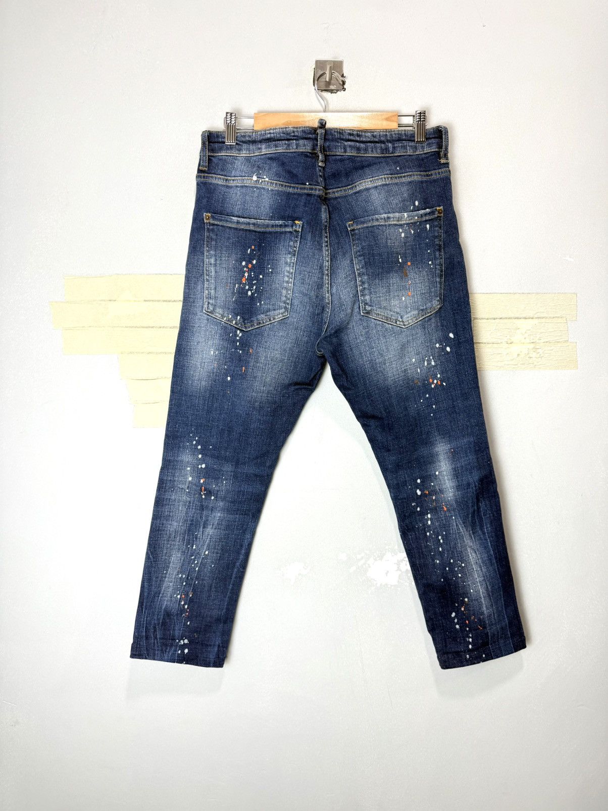 Dsquared2 Dsquared2 Patchwork Denim Pants Slim Dripp Hype Streetwear Size US 32 / EU 48 - 2 Thumbnail