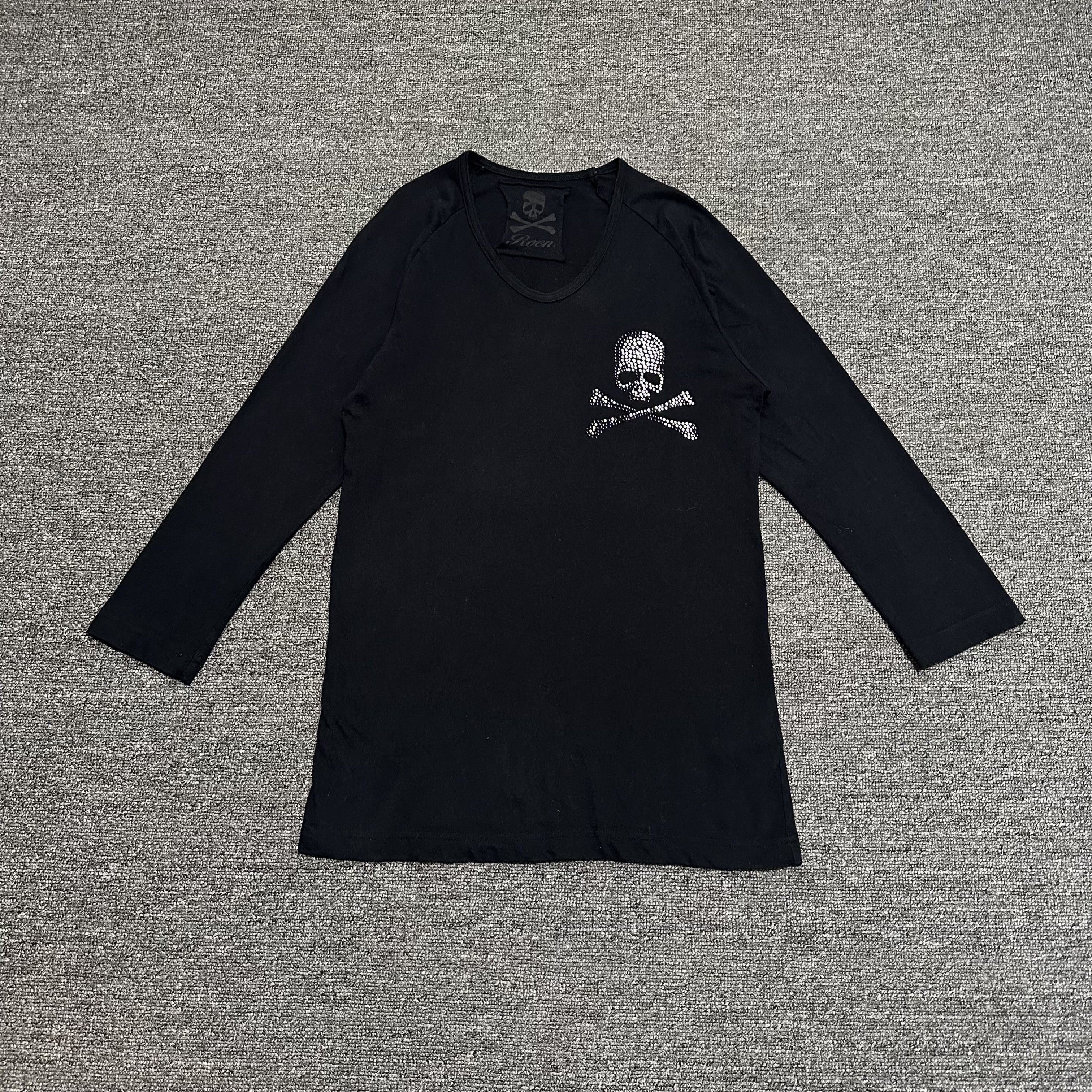 Roen long sleeve shirt 髑髏 bedrock Roen long sleeve shirt 髑髏 bedrock Roen long sleeve shirt