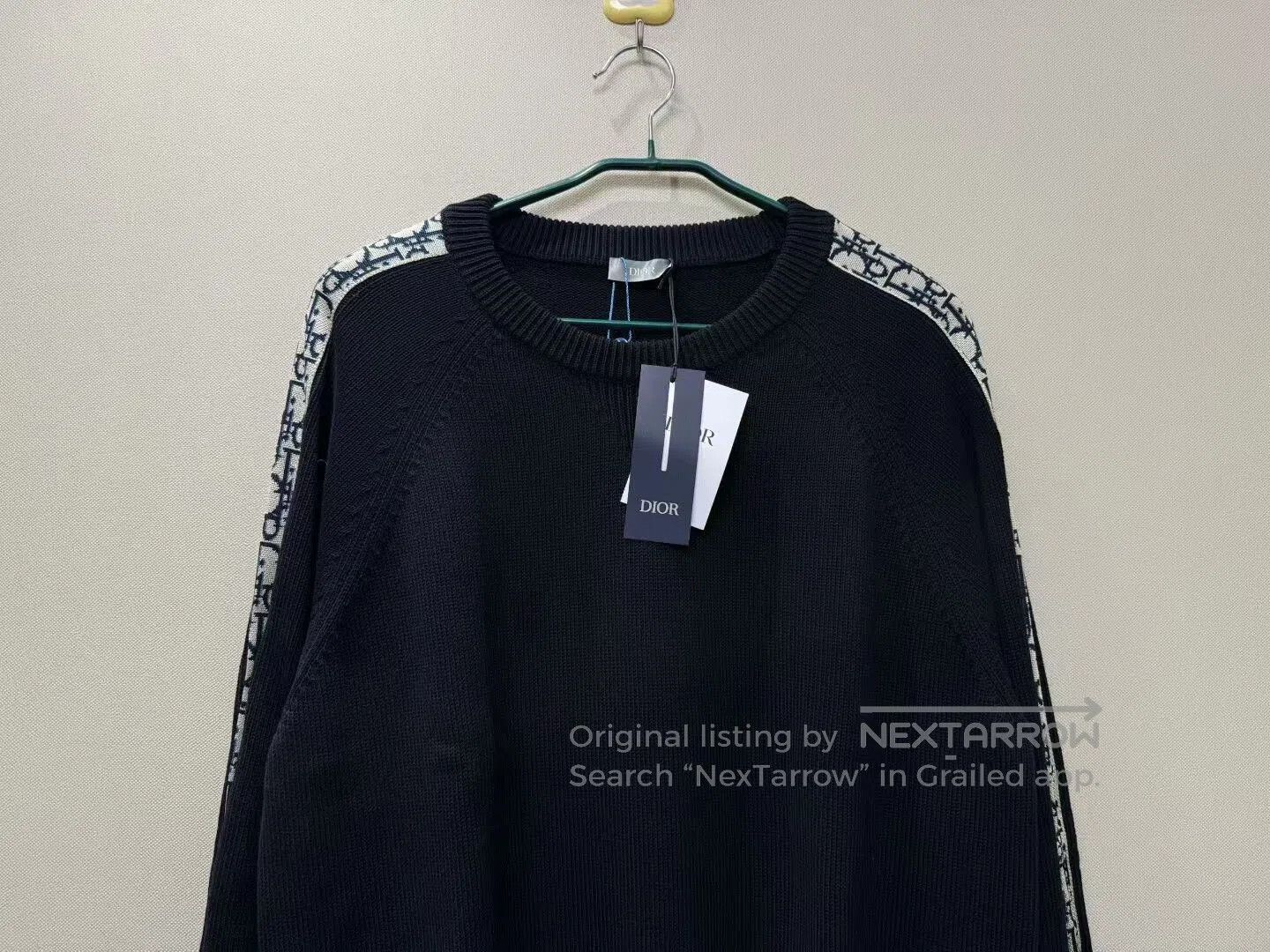 Dior DIOR Black Logo Sweater with Tag. Size US XL / EU 56 / 4 - 2 Thumbnail