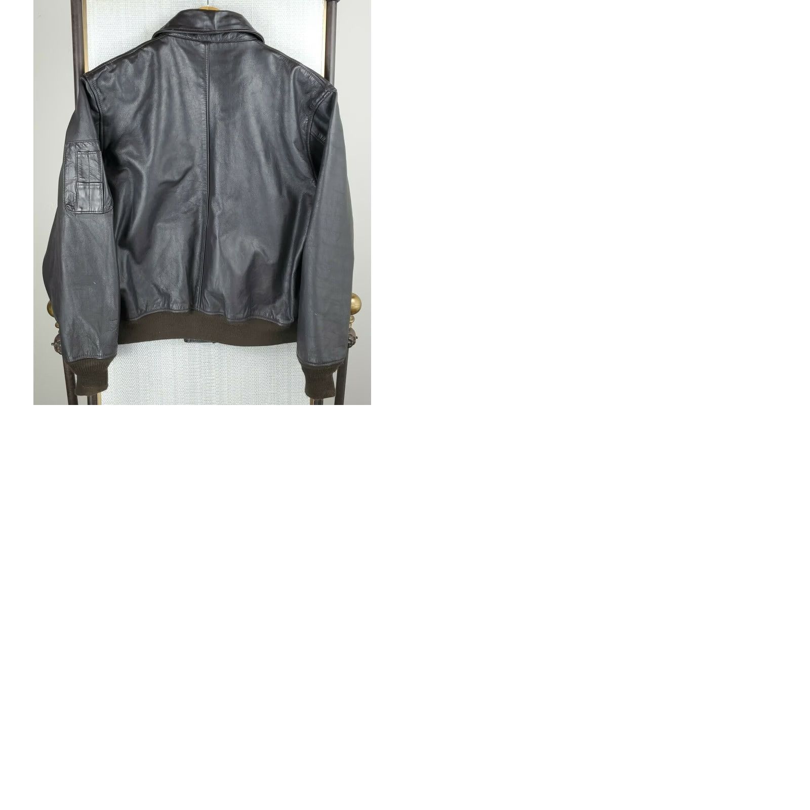 Vintage VTG Excelled Leather Jacket Men Bomber Jacket Large B-15 Zip Liner Vest Thinsulate Insulated Brown Vintage Size US L / EU 52-54 / 3 - 9 Thumbnail