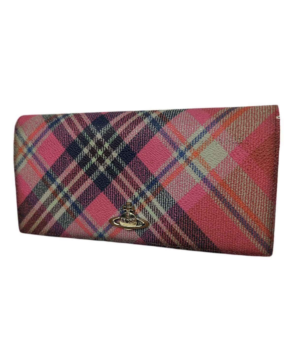 Vivienne Westwood Vivienne Westwood Tartan Orb Long Wallet Size ONE SIZE - 1 Thumbnail