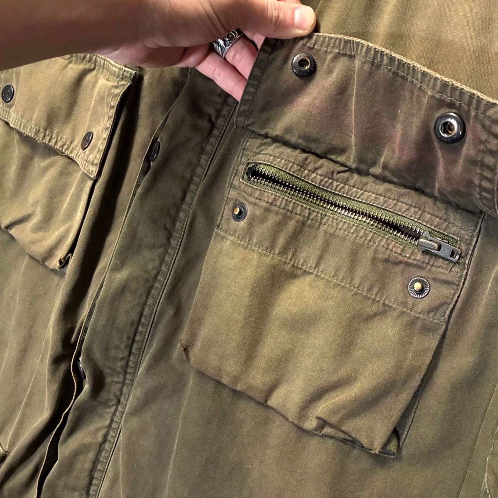 Polo Ralph Lauren VINTAGE Polo Ralph Lauren Sport Utility Field Jacket Wool Lined Green Olive mens L Jacket Size US L / EU 52-54 / 3 - 5 Thumbnail