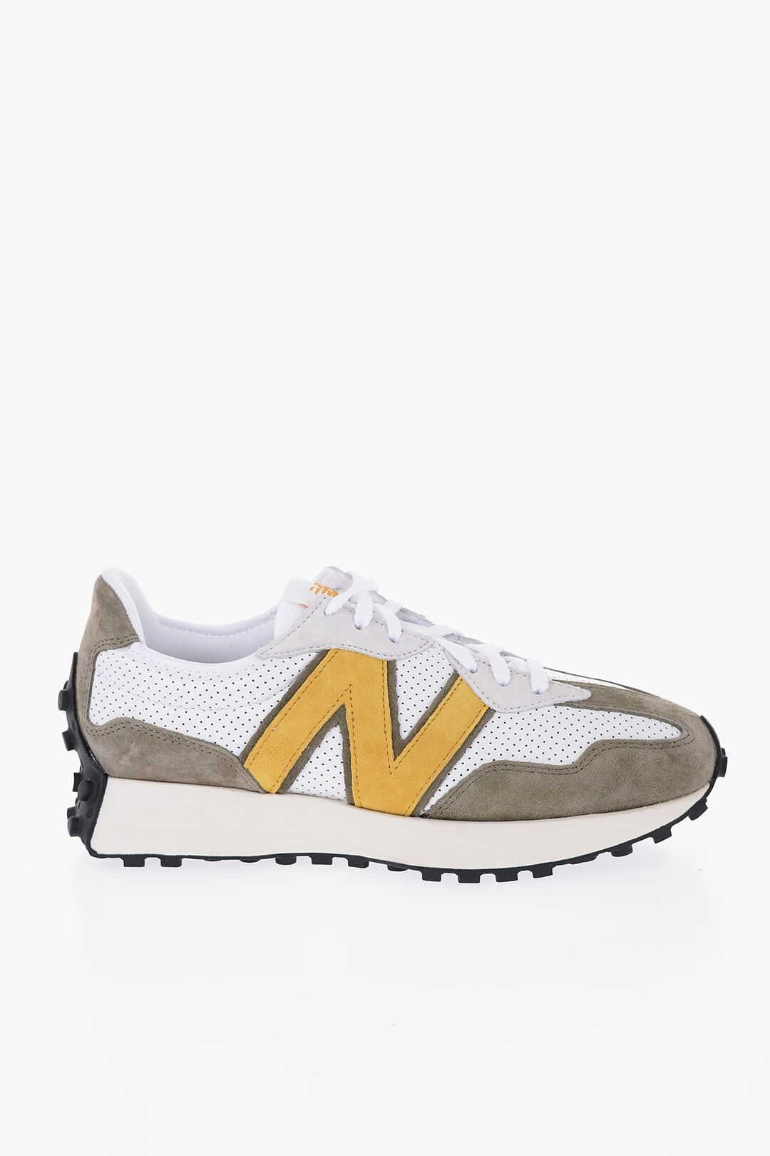 image of New Balance Og1Mm0424 Two-Tone Low Top-Sneakers In White/ Brown in White/Brown, Men's (Size 13)