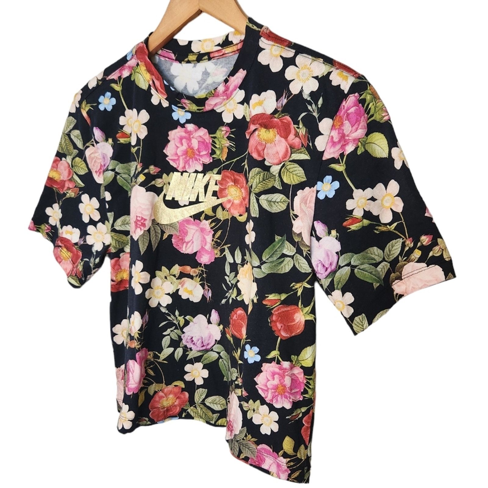 Nike Nike The Tee Floral T-Shirt Small Size S / US 4 / IT 40 - 4 Thumbnail