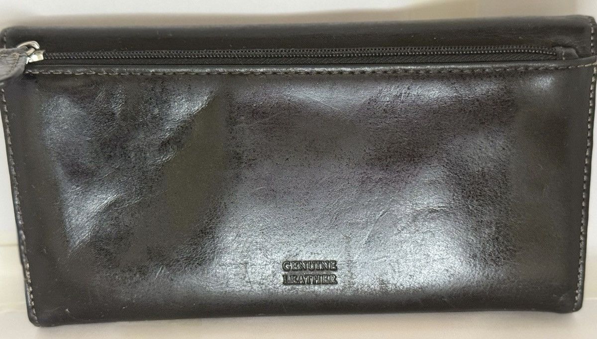 Giani Bernini Giani Bernini Black Genuine Leather Long Wallet Minimalist Size ONE SIZE - 2 Thumbnail